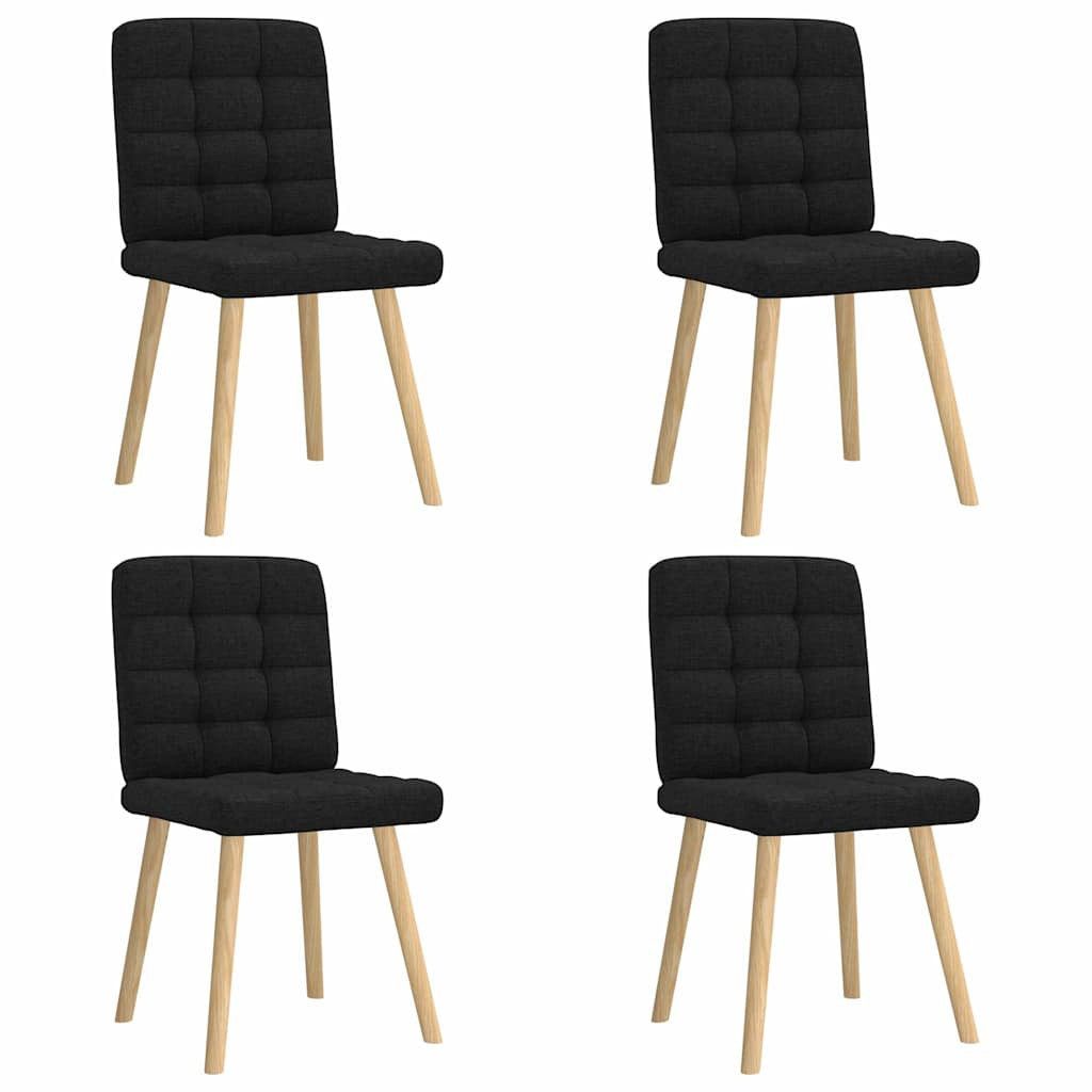vidaXL Esszimmerstuhl Esszimmerstühle 4 Stk. Schwarz günstig online kaufen