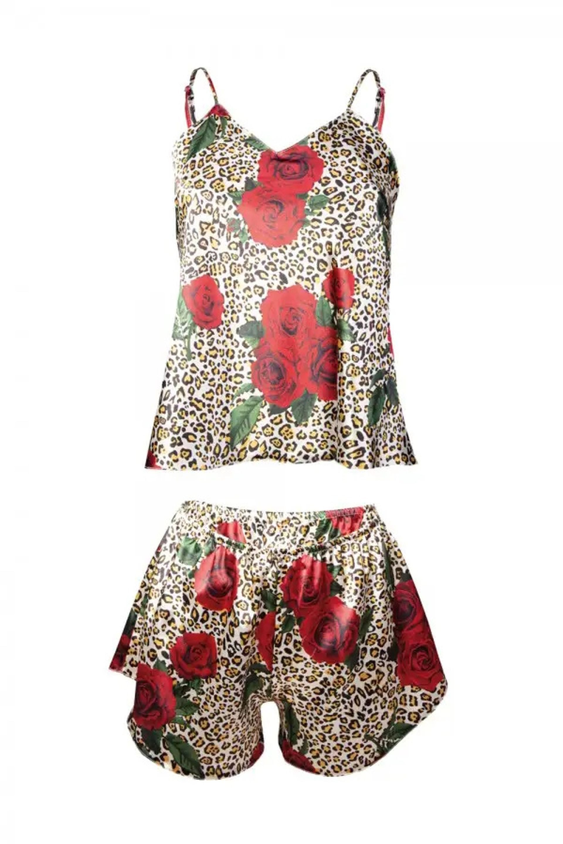 DKaren Shorty Damen Satin Schlafanzug Set günstig online kaufen
