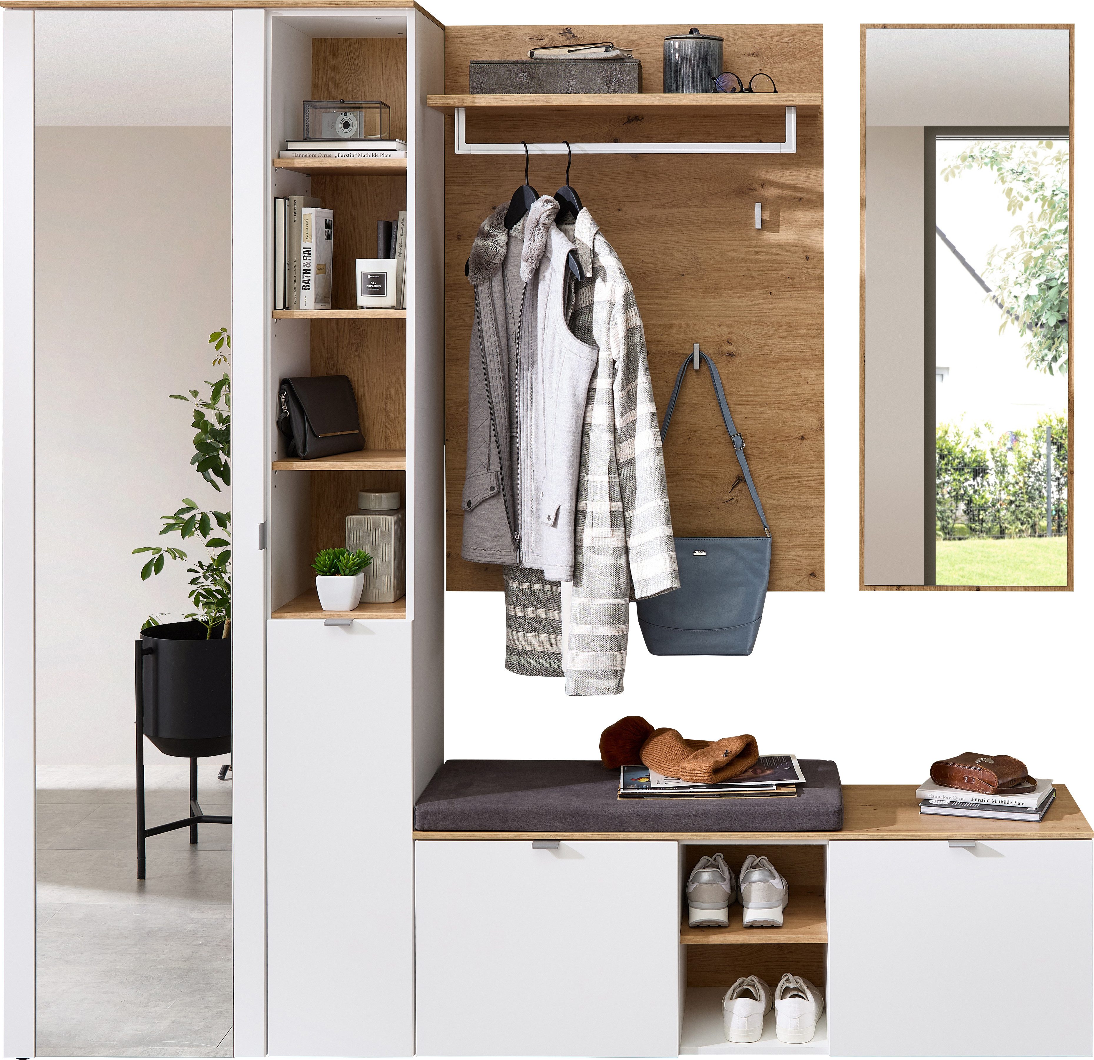 Innostyle Шкафы-Set Bari Шкафыprogarmm, BxHxT 206x202x38 cm, (Set, 4-St), Besteht aus 4 Typen