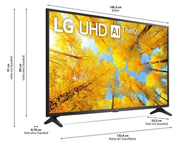 LG 65UQ75009LF LED-Fernseher (164 cm/65 Zoll, 4K Ultra HD, Smart-TV, α5 Gen5 4K AI-Prozessor, Direct LED, HDR10 Pro und HLG, Sprachassistenten)