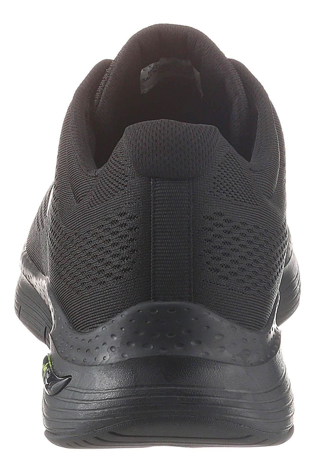 Skechers Arch Fit mit Fit-Funktion komfortabler schwarz Sneaker Arch
