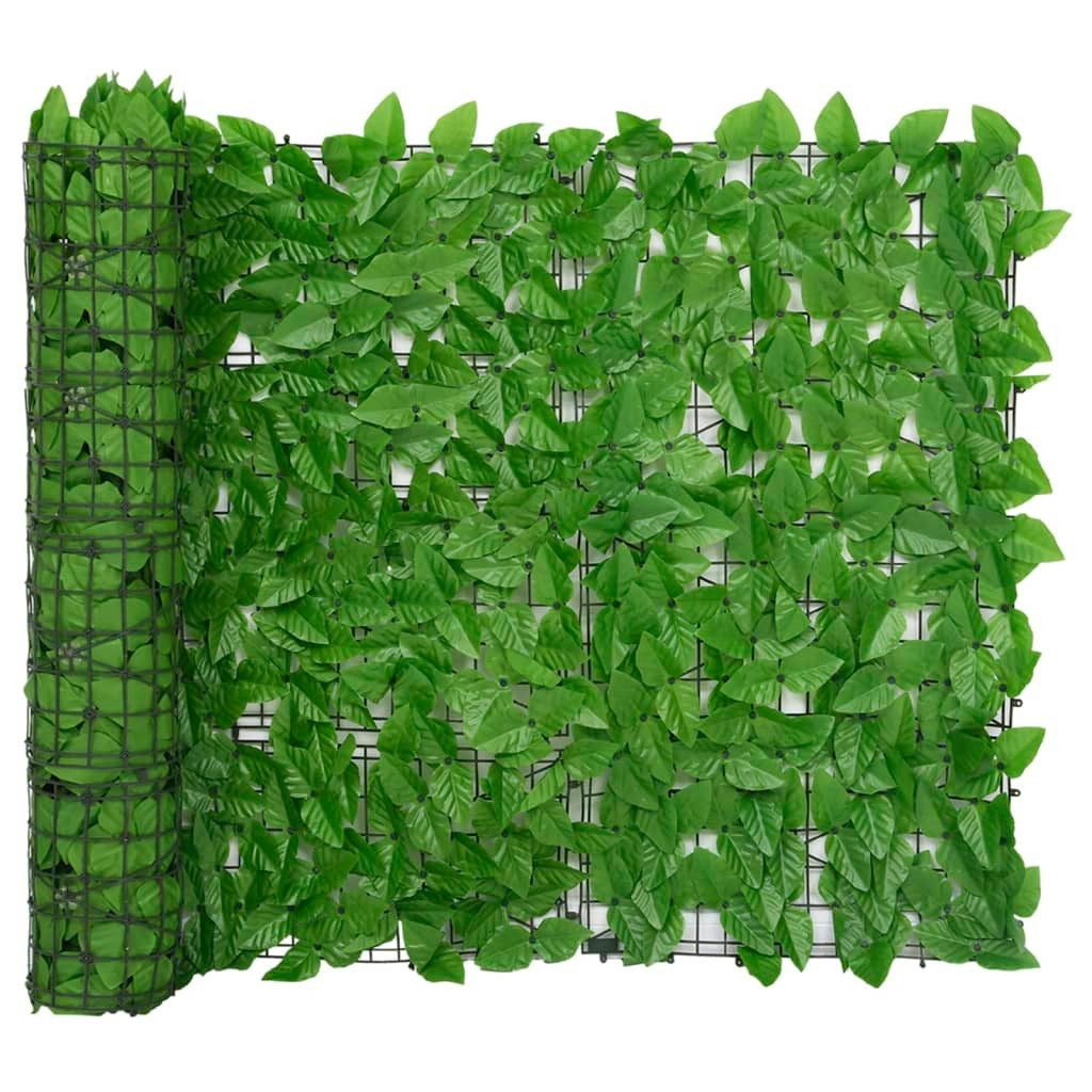 Thumbnail - vidaXL Sonnensegel, Balkon-Sichtschutz mit Grünen Blättern 400x100 cm