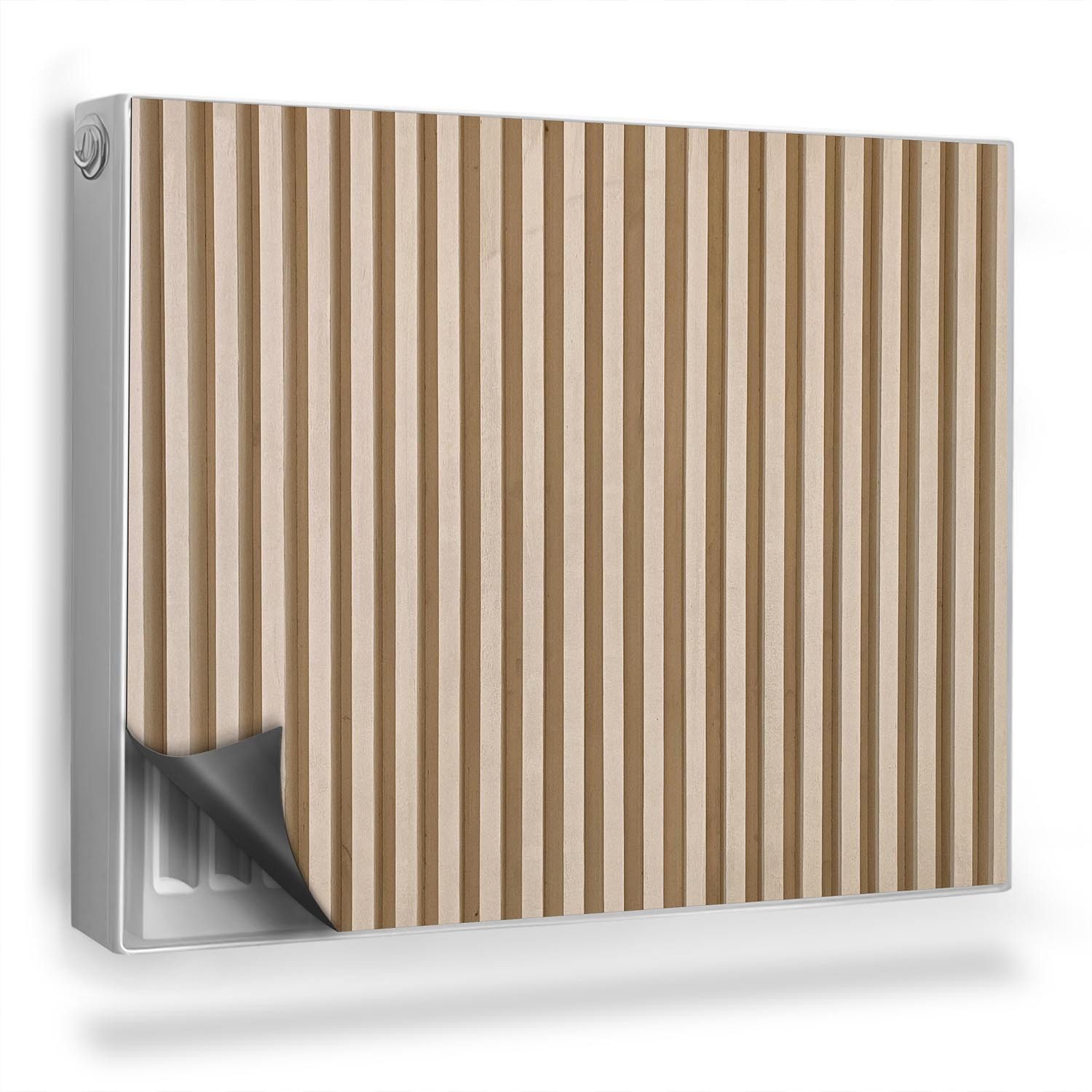 Tulup Magnetfolie Heizkörperverkleidung Helle Bretter Magnetmatte für Heizk günstig online kaufen