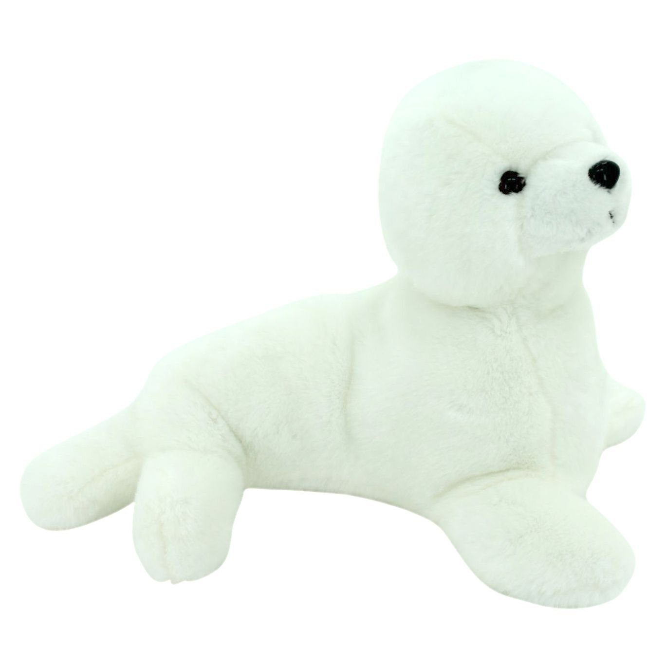 Sweety-Toys Kuscheltier Sweety Toys Kuscheltier weiße Robbe Seehund Plüschrobbe Seerobbe
