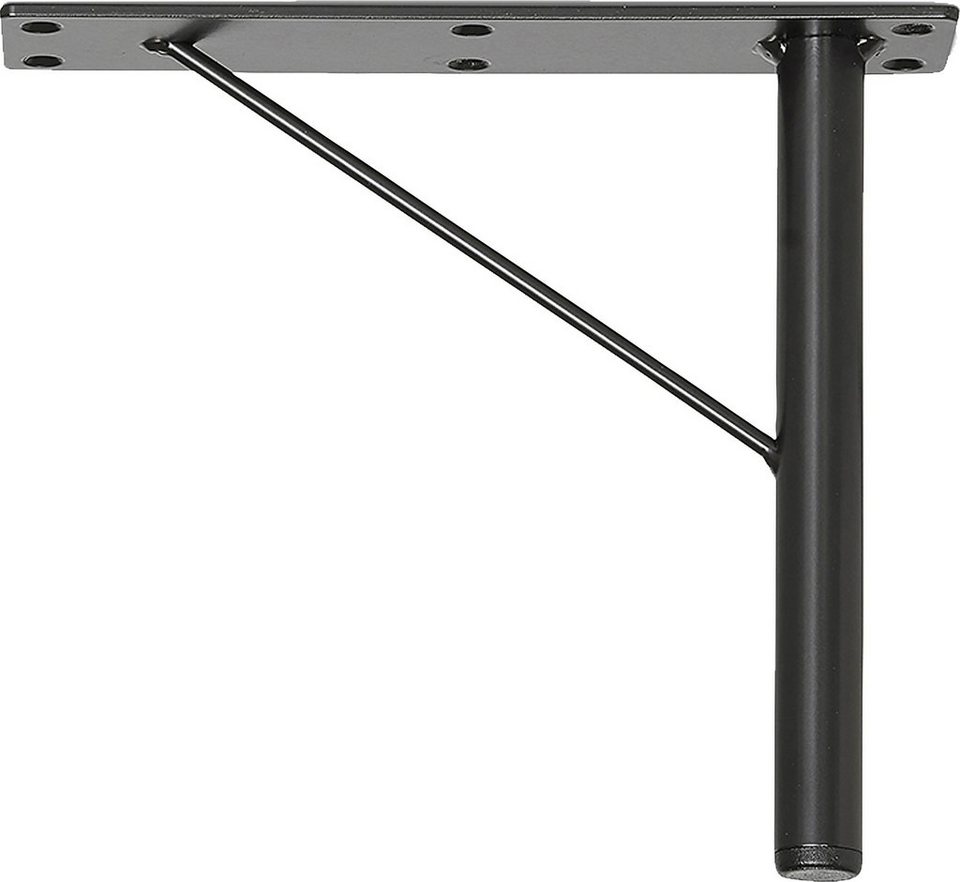 Hammel Furniture Möbelfuß Mistral / Mistral Kubus Bein, Stützfuß, (4-St),  Metall, in mehreren Farben, Höhe: 20 cm