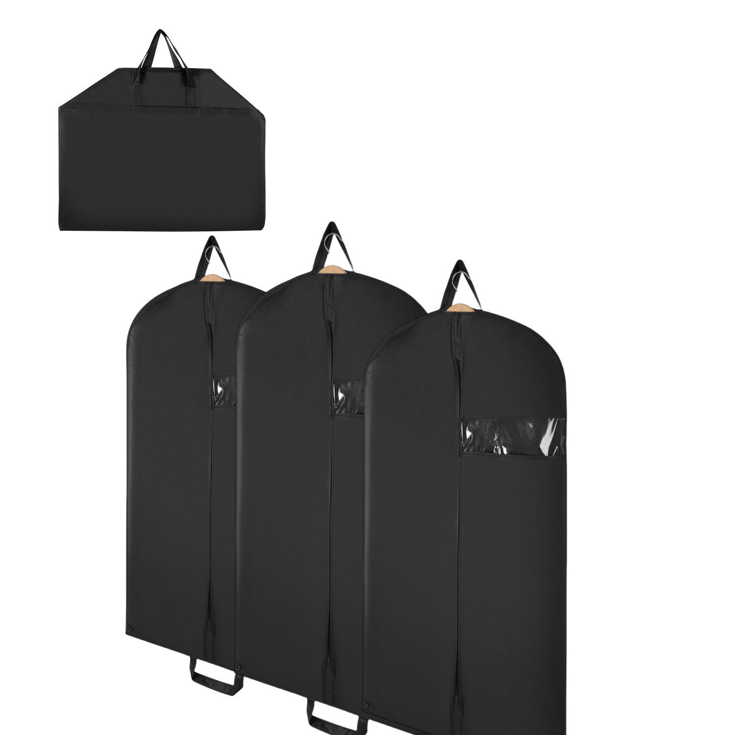 Clanmacy Sitzsack 3St. Kleidersack Kleiderhülle Vliesstoff günstig online kaufen