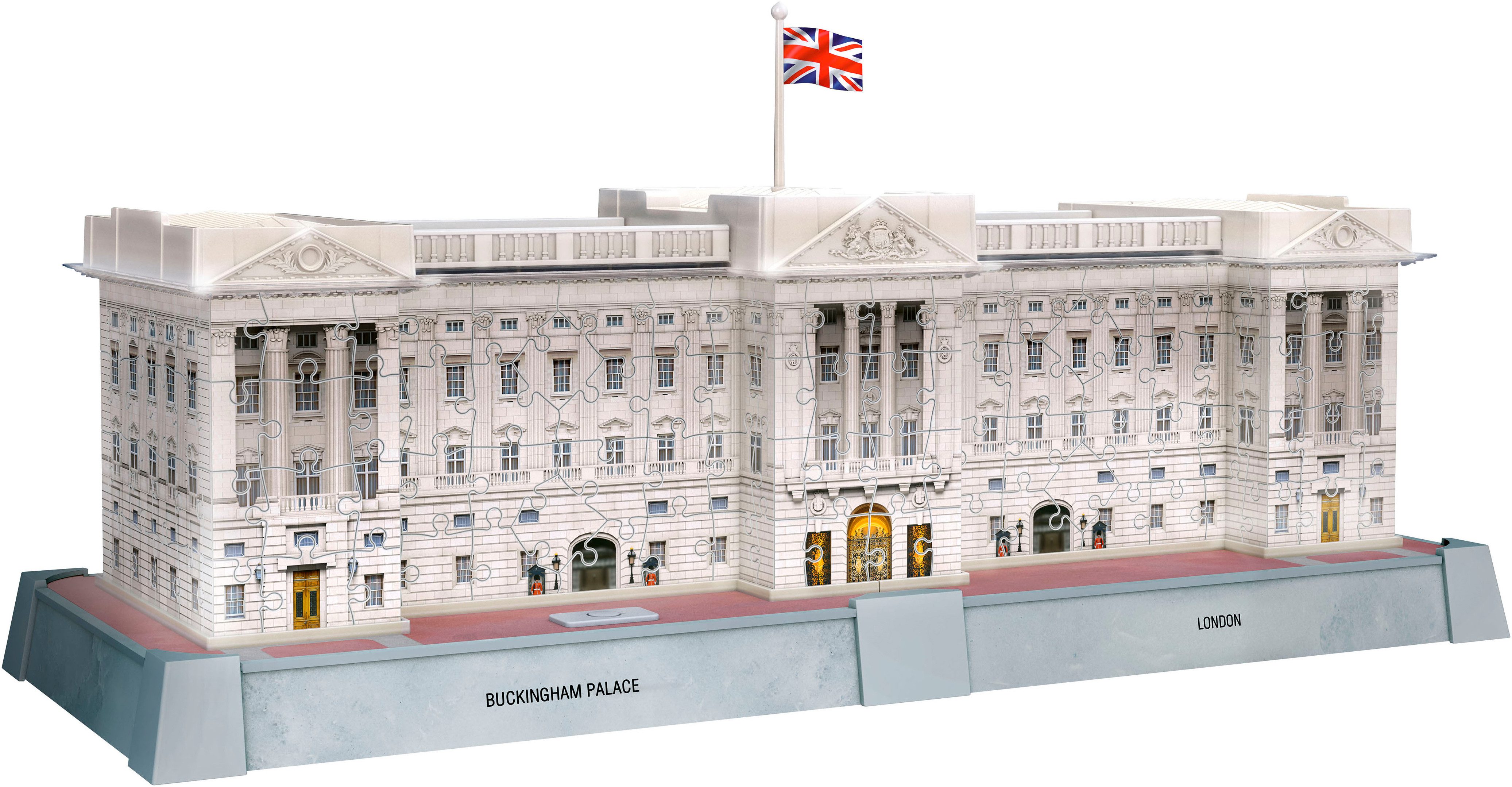 Ravensburger 3D-Puzzle Iconics: Buckingham Palace - mit Licht, 216 Puzzlete günstig online kaufen