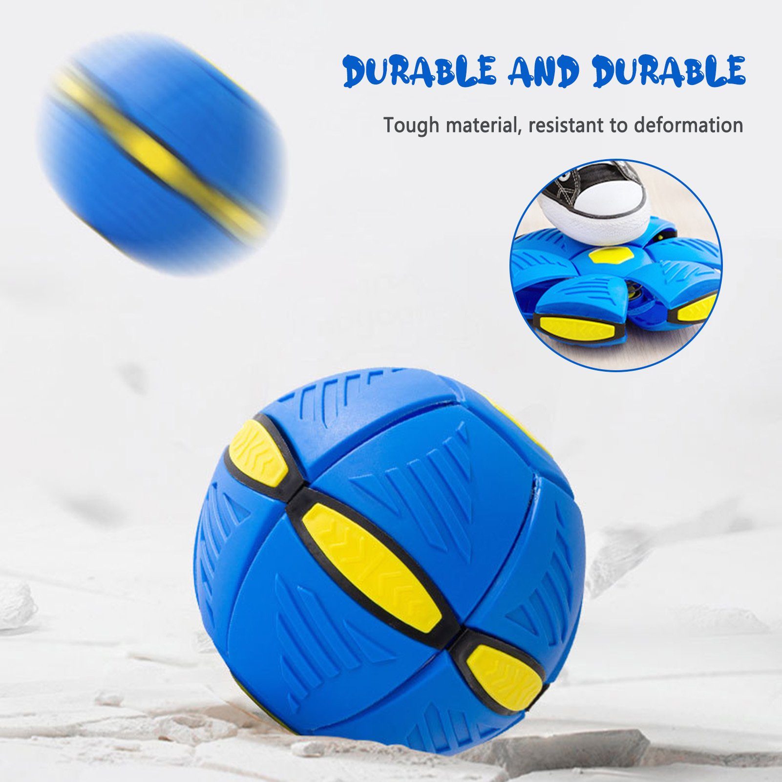 Blusmart Tierball Hüpfendes Für Pet, Lichter Tierball red Stomp 3 Ballspielzeug Hunde, Spiralball Interaktives