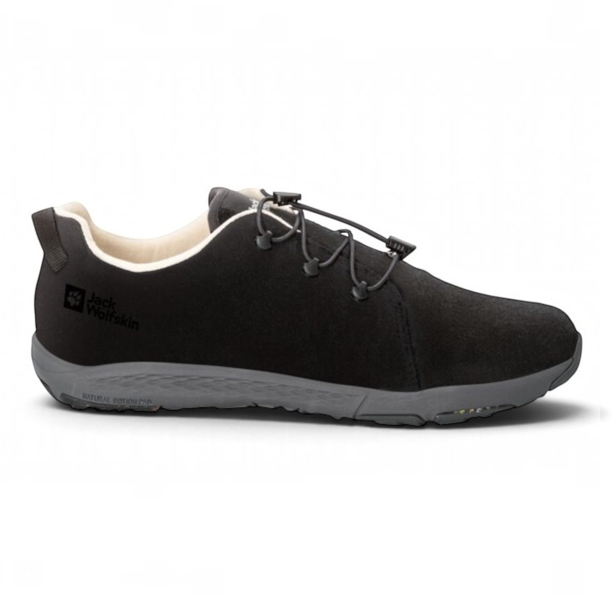 Jack Wolfskin Sneaker Spirit Wool Low (leichte, flexible Sohle) phantomgrau Herren Wanderschuh