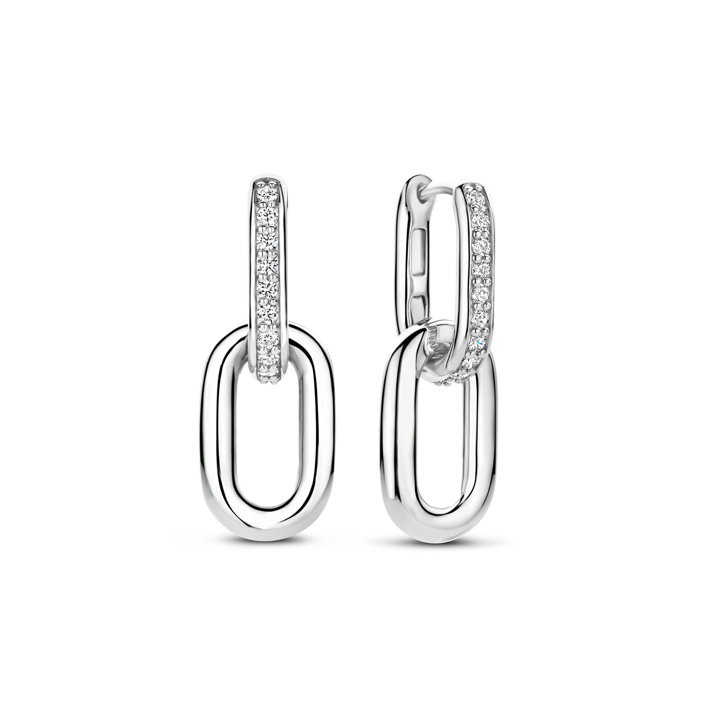 TI SENTO - Milano Paar Ohrstecker Earrings 925er Sterlingsilber