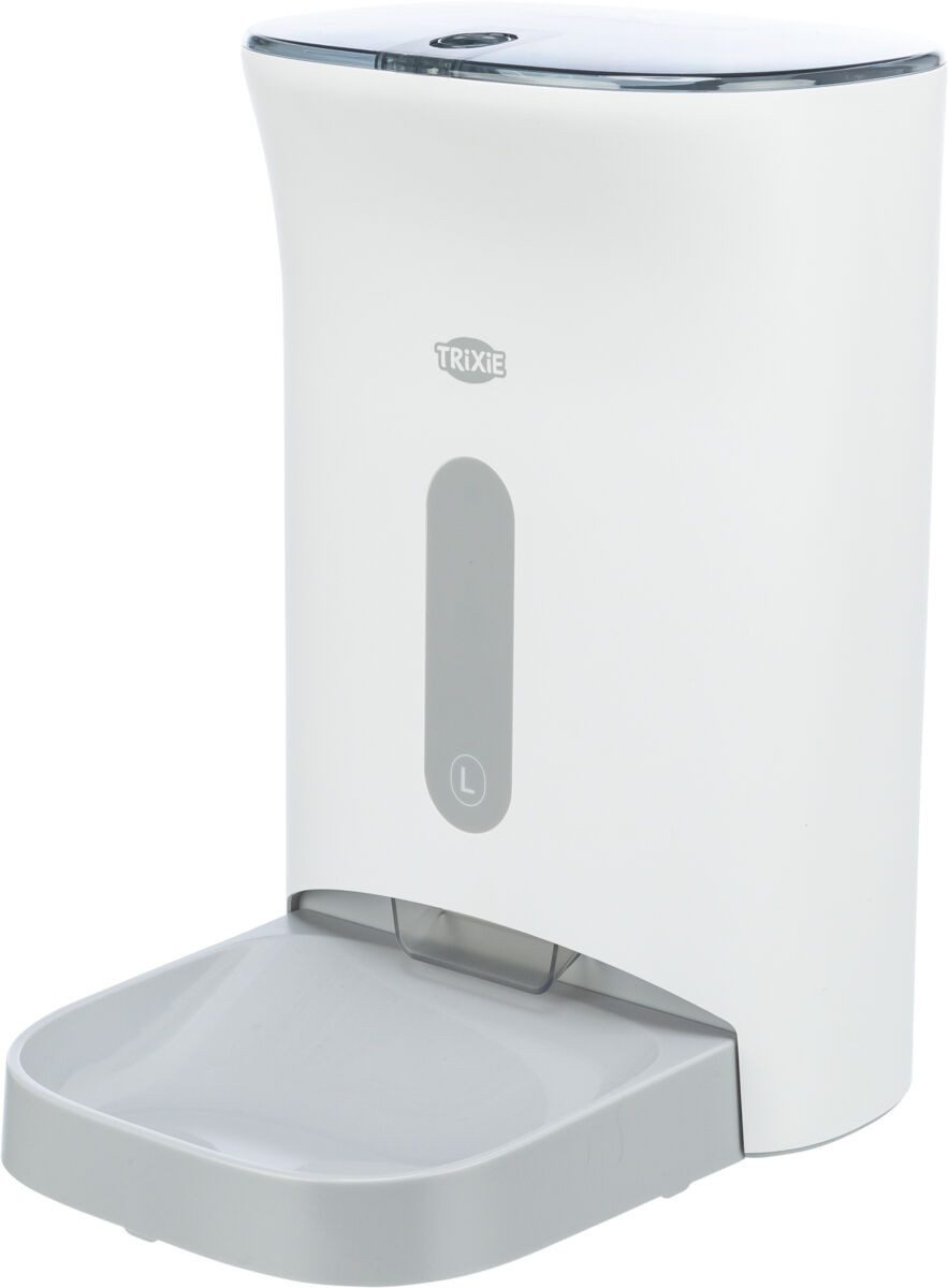 TRIXIE Hunde-Futterautomat Futterautomat TX8 2.0 - weiß/grau - 4,5 l/24 × 38 × 19 cm