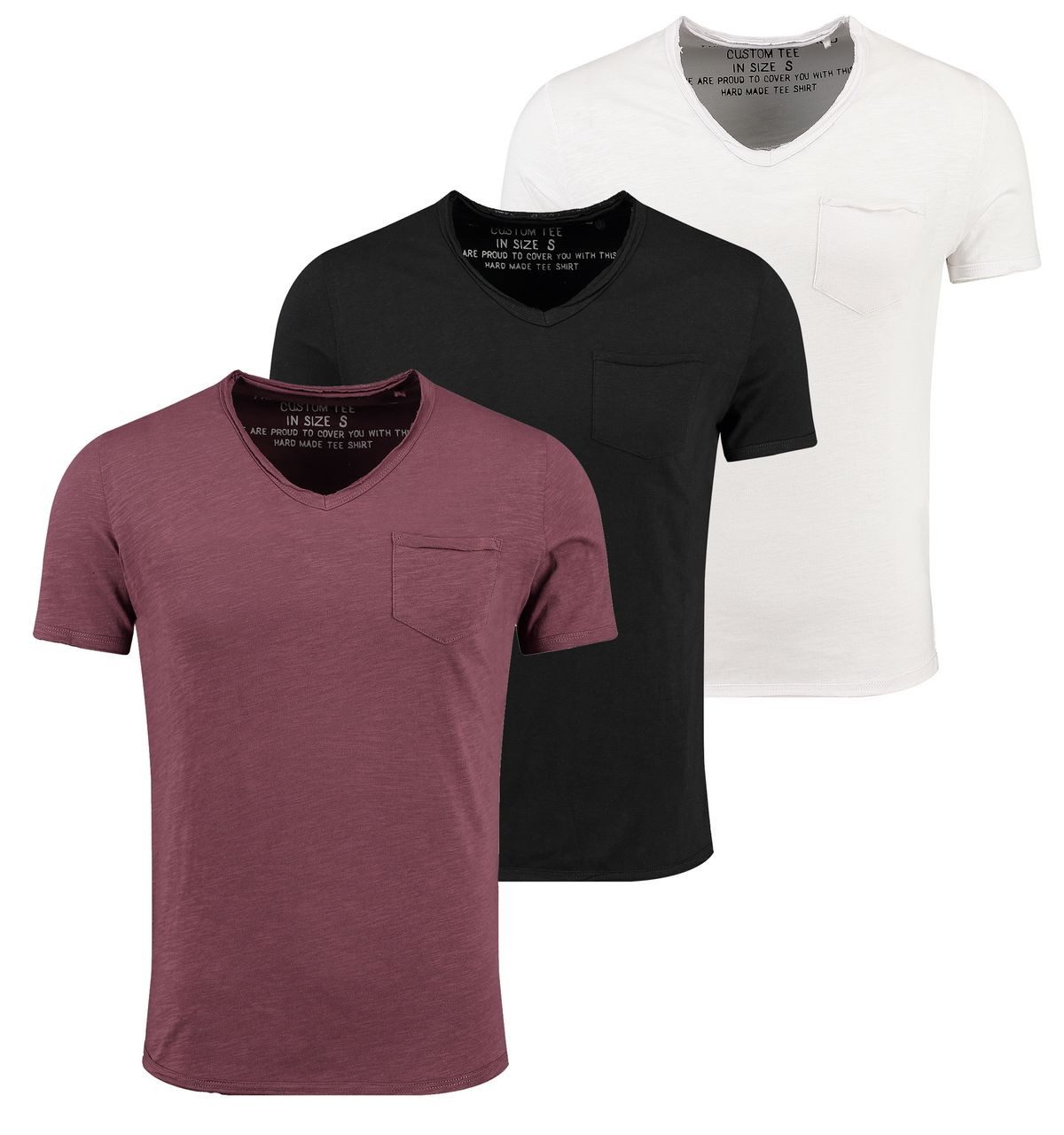 T-Shirt Water vintage Look uni Basic MT00780