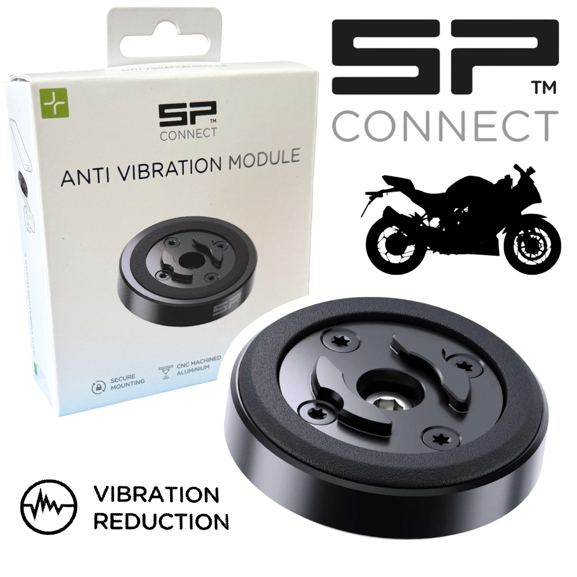 SP Connect Handyhülle SP Connect Anti Vibration Module SPC+ Schwingungs Dämpfer