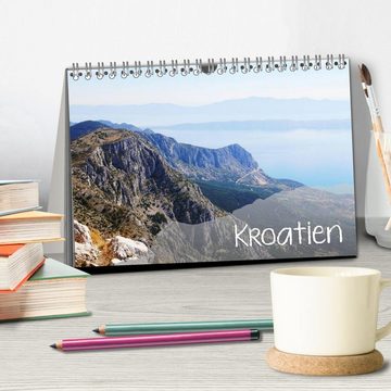 CALVENDO Wandkalender Kroatien (Tischkalender 2024 DIN A5 quer), CALVENDO Monatskalender