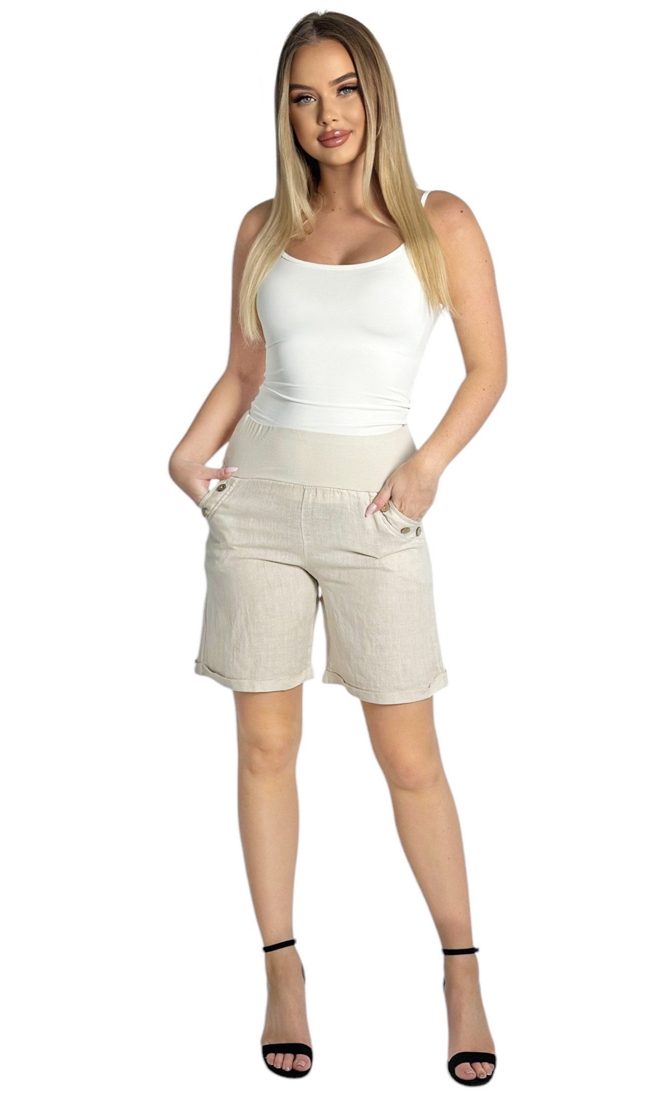 Mississhop Leinenhose 100 % Leinen Damen günstig online kaufen