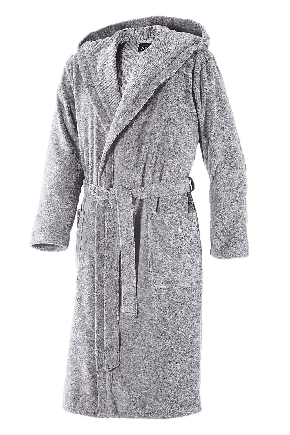 JOOP! Herrenbademantel Classic 1619, Baumwolle, Kapuze, Gürtel, mit Kapuze günstig online kaufen