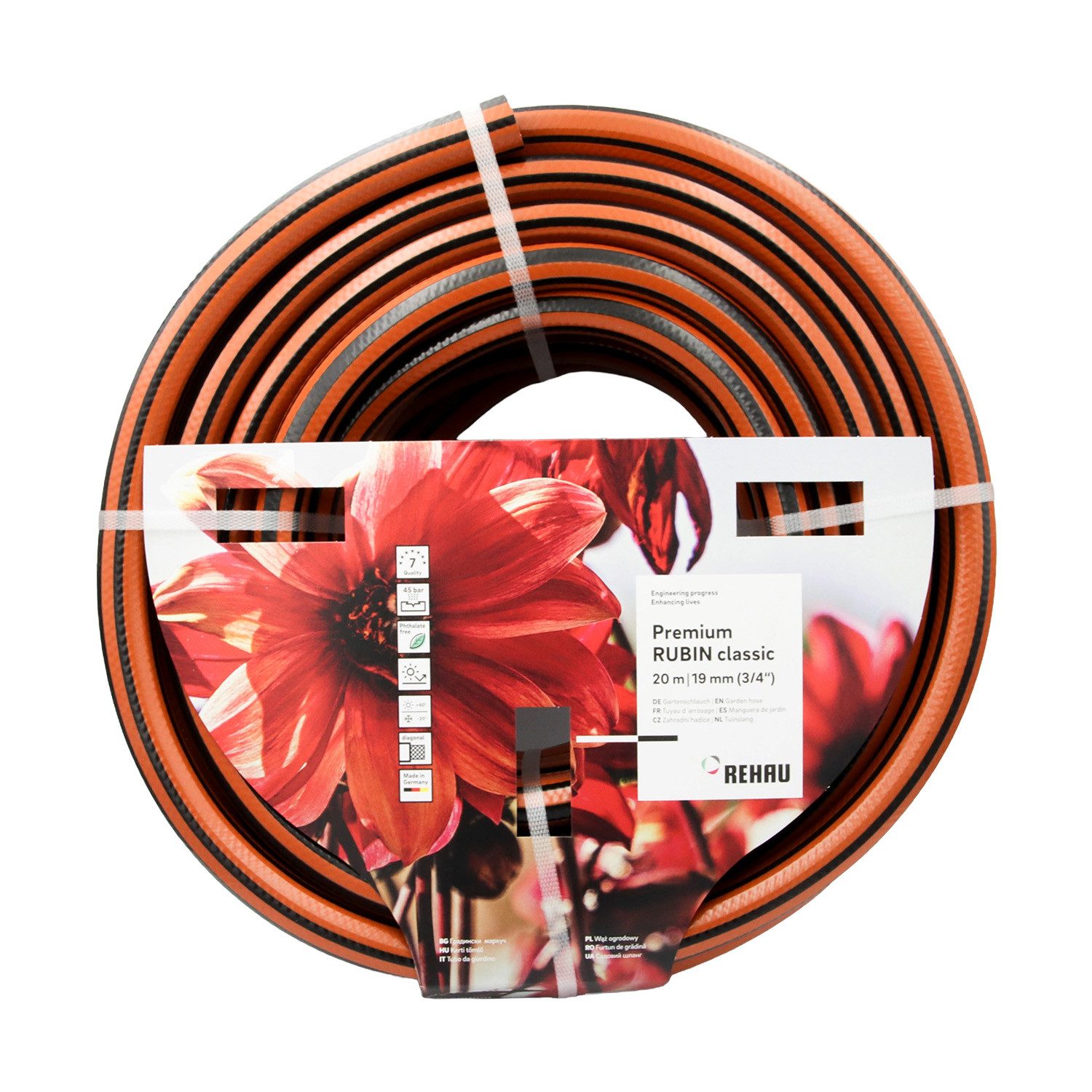 Rehau Gartenschlauch Gartenschlauch Rubin classic 19mm (3/4) 20m