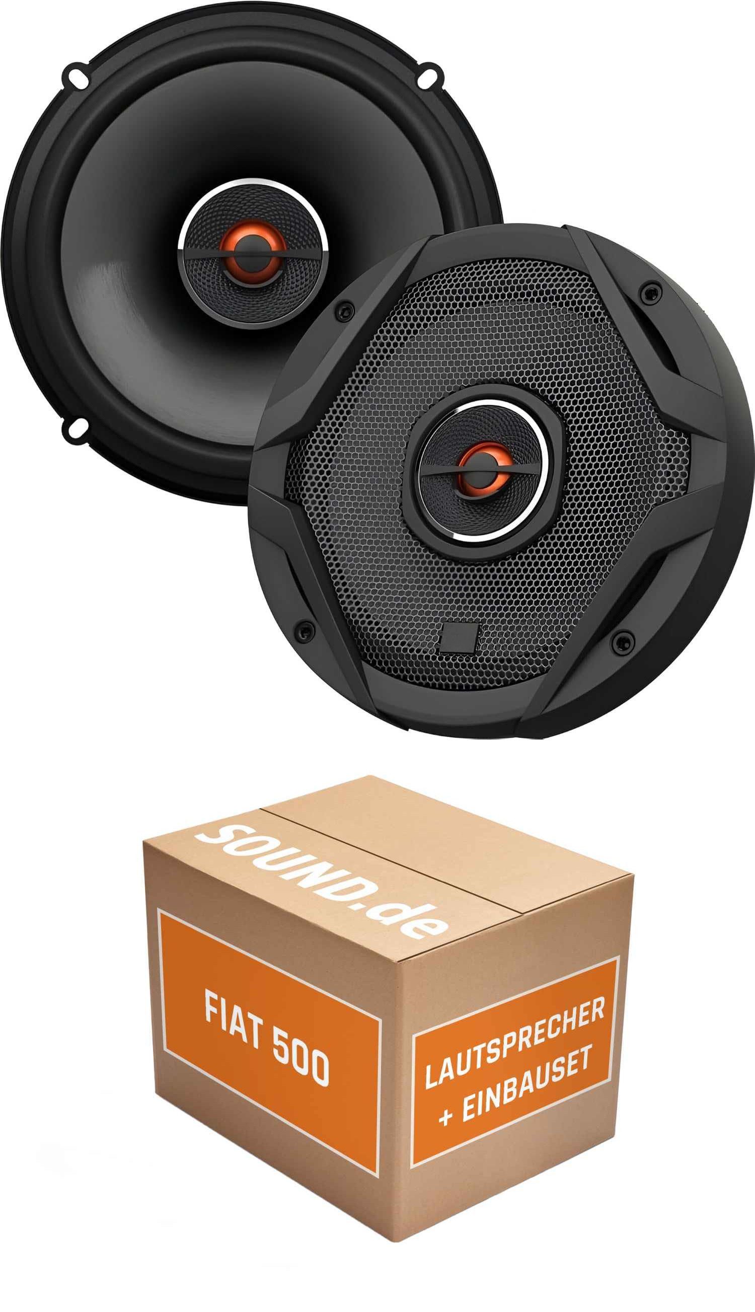 Lautsprecher Boxen Einbauset JBL GX602 Fiat 500 Auto-Lautsprecher