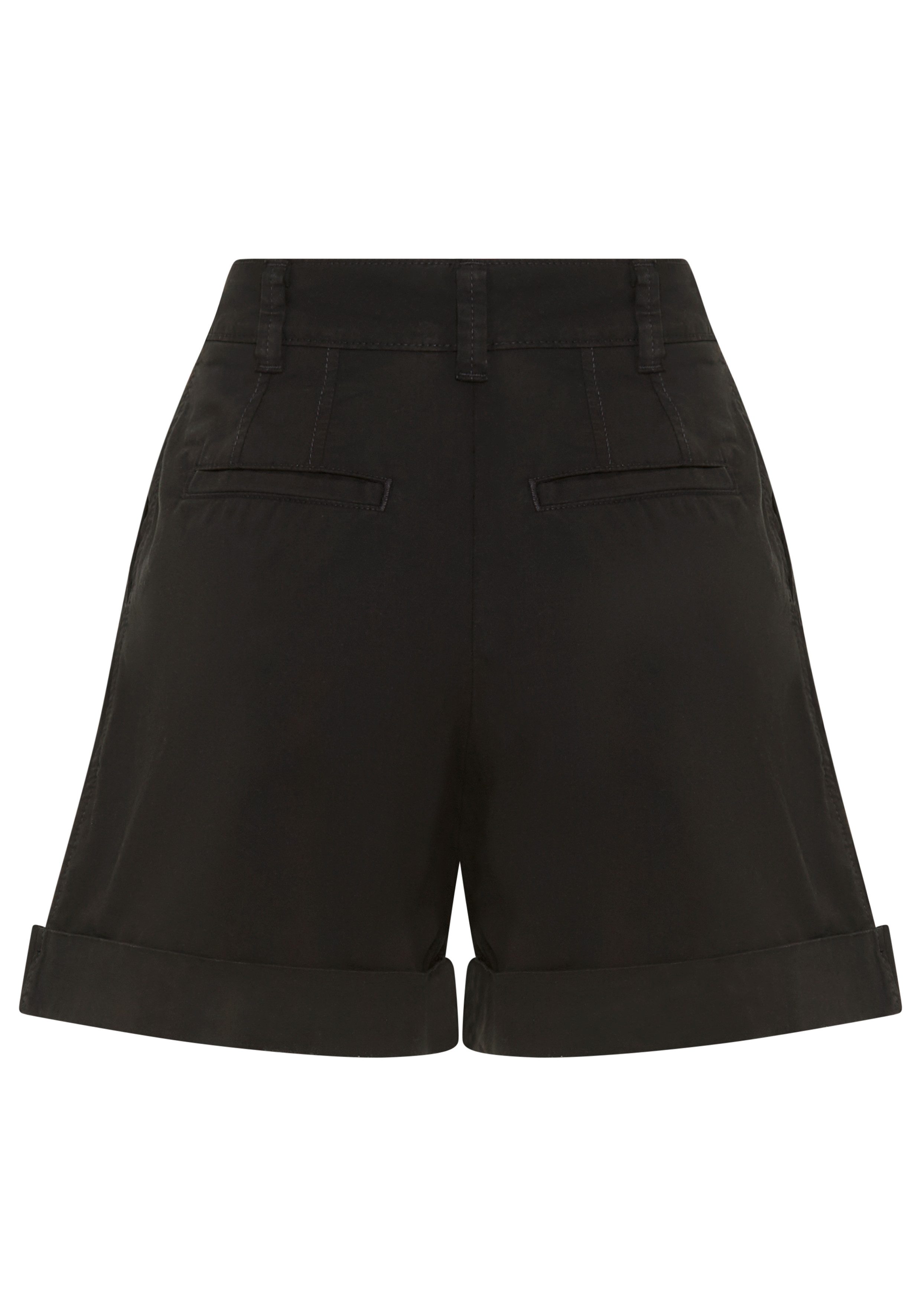 BOSS ORANGE Shorts Tanessa Premium Damenmode mit umgeschlagenem Saum, Baumwoll-Twill
