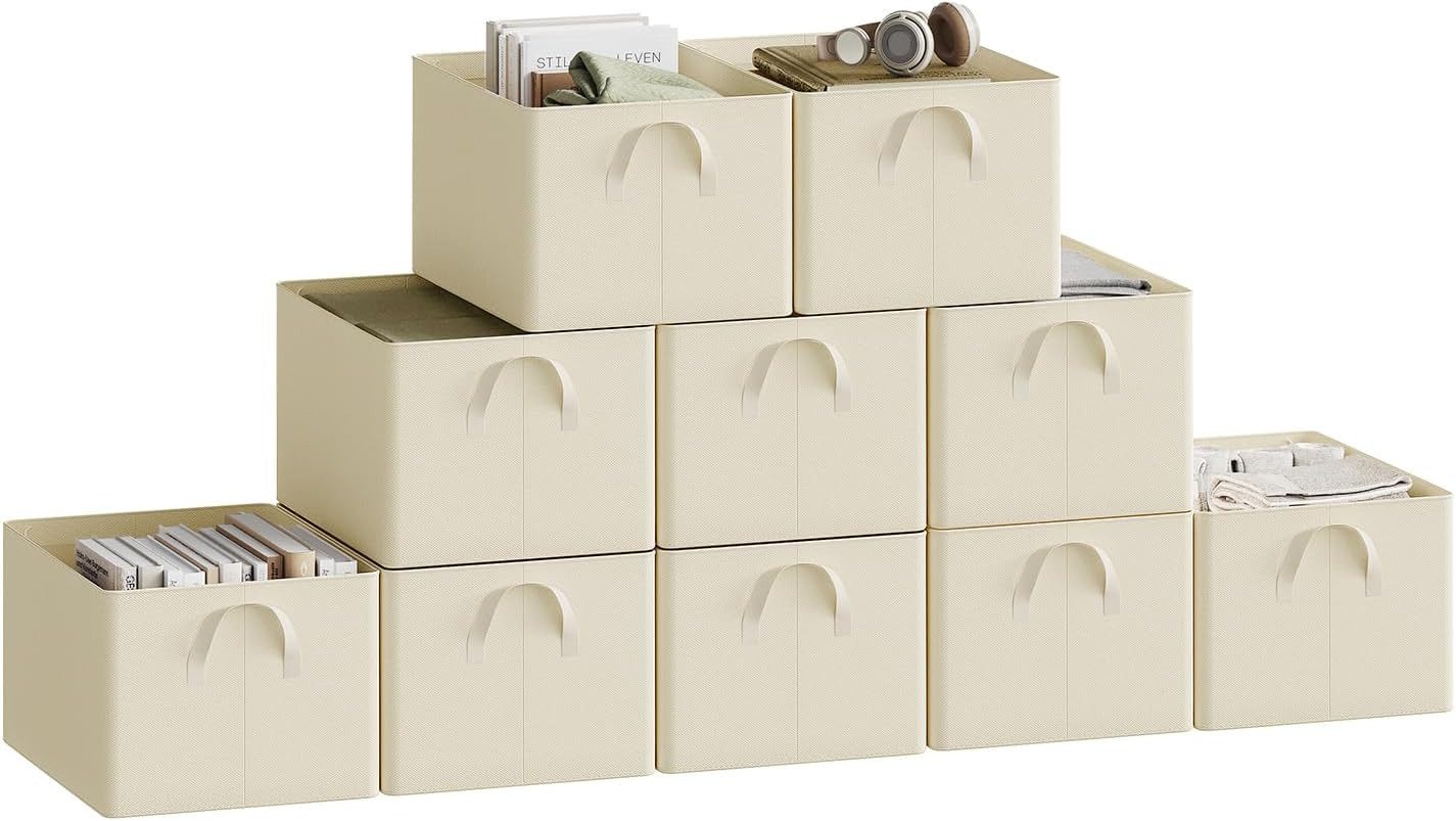 Woltu Aufbewahrungsbox (10 St), mit Griffen, für Schlafzimmer, Arbeitszimme günstig online kaufen