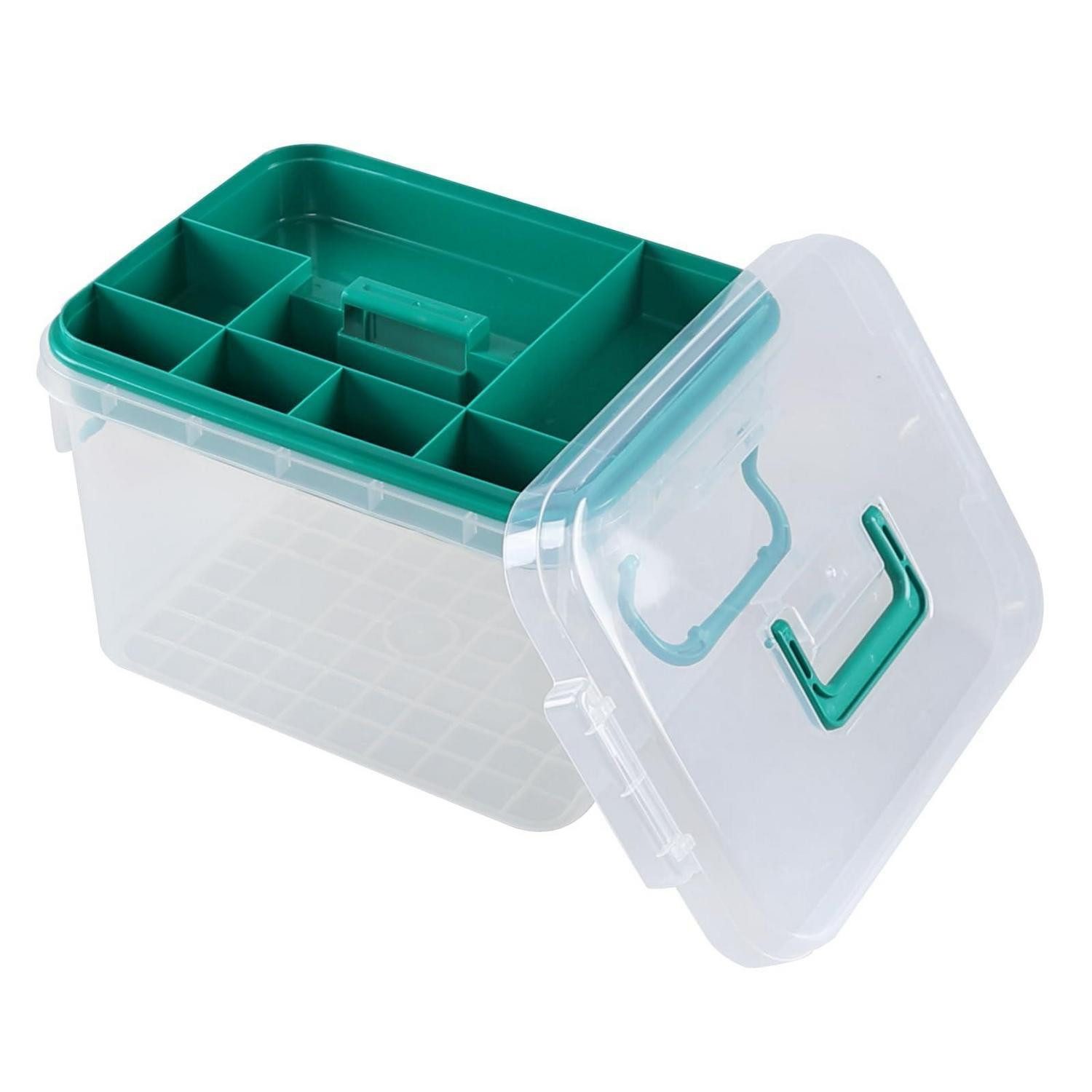 LuxusKollektion Erste-Hilfe-Koffer Erste-Hilfe-Kasten mit Griff 29.5cm transparent