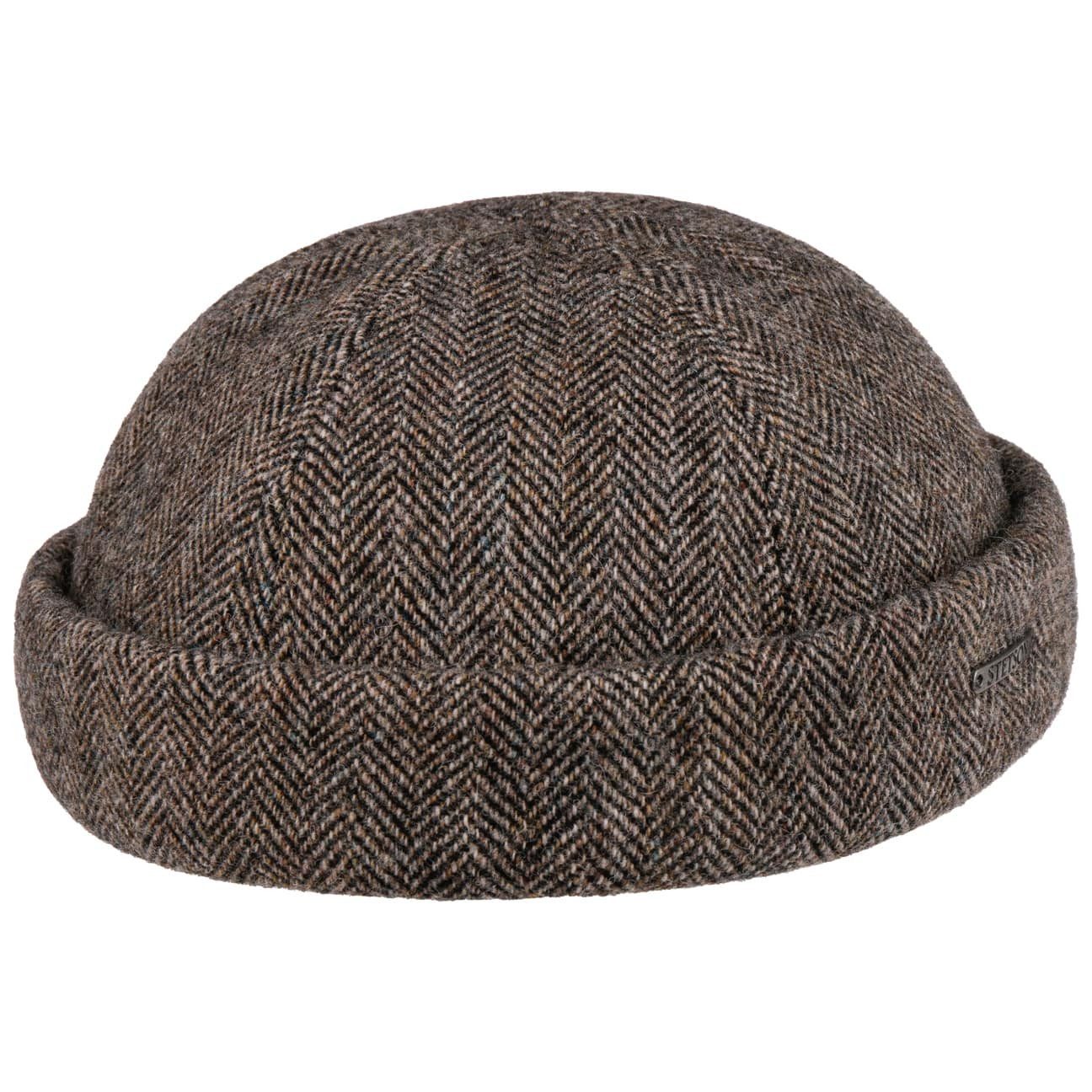 Stetson Schiebermütze (1-St) Wollmütze mit Umschlag, Made in the EU