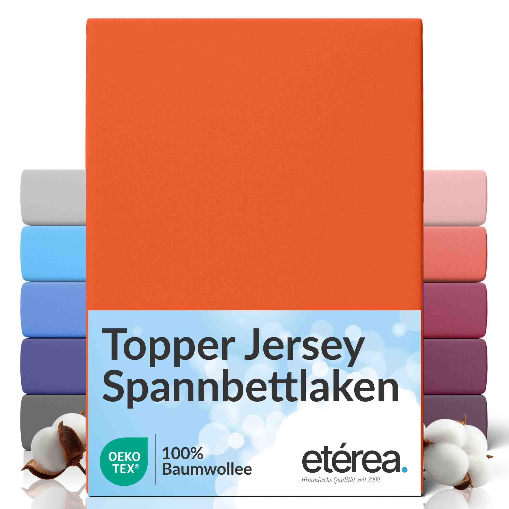 etérea Himmlische Qualität Spannbettlaken etérea Comfort Jersey Topper Spannbettlaken, Jersey, Gummizug: rundum, (1 Stück)