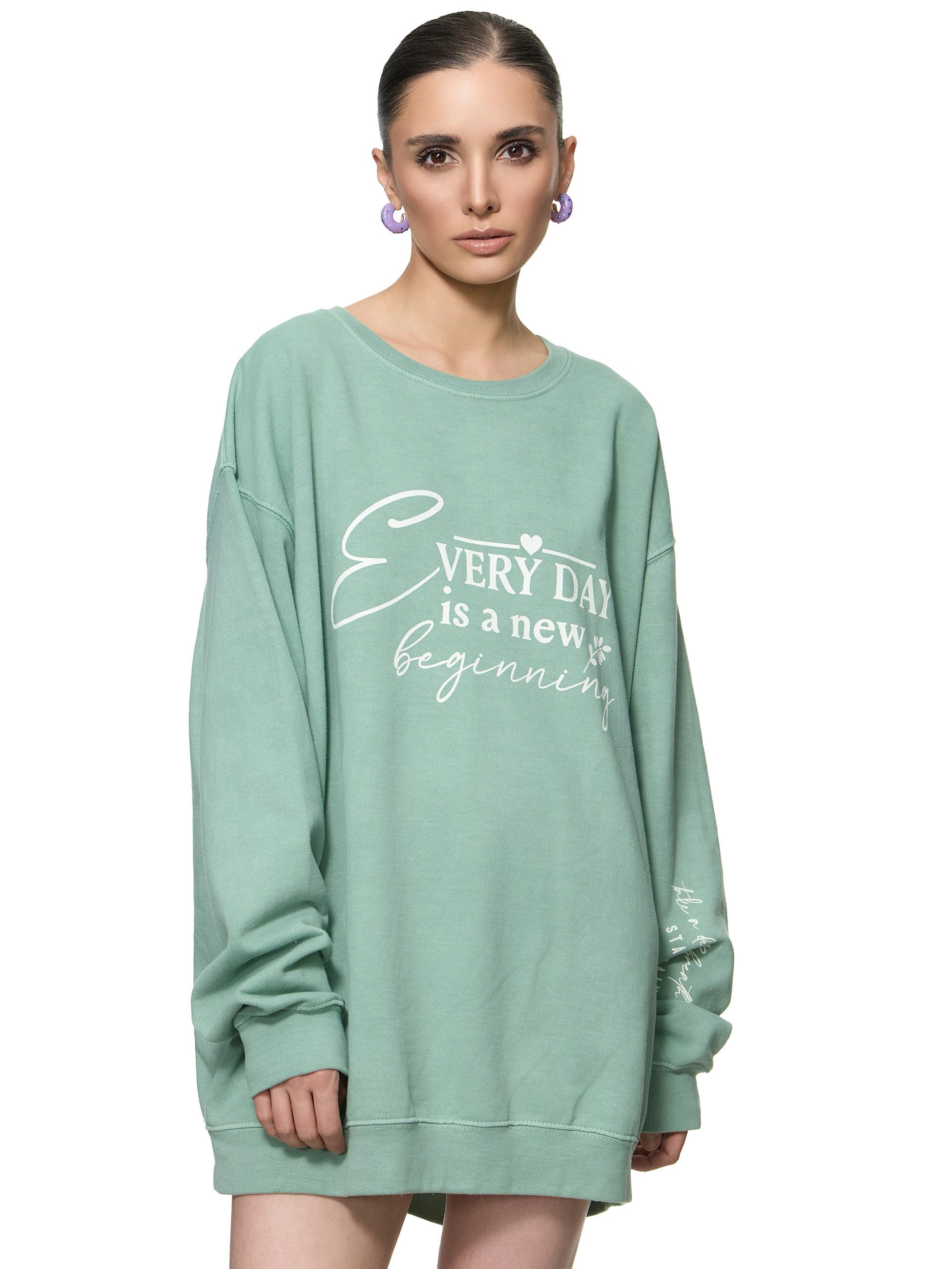 Worldclassca Sweatshirt Worldclassca Oversized Sweatshirt EVERY günstig online kaufen