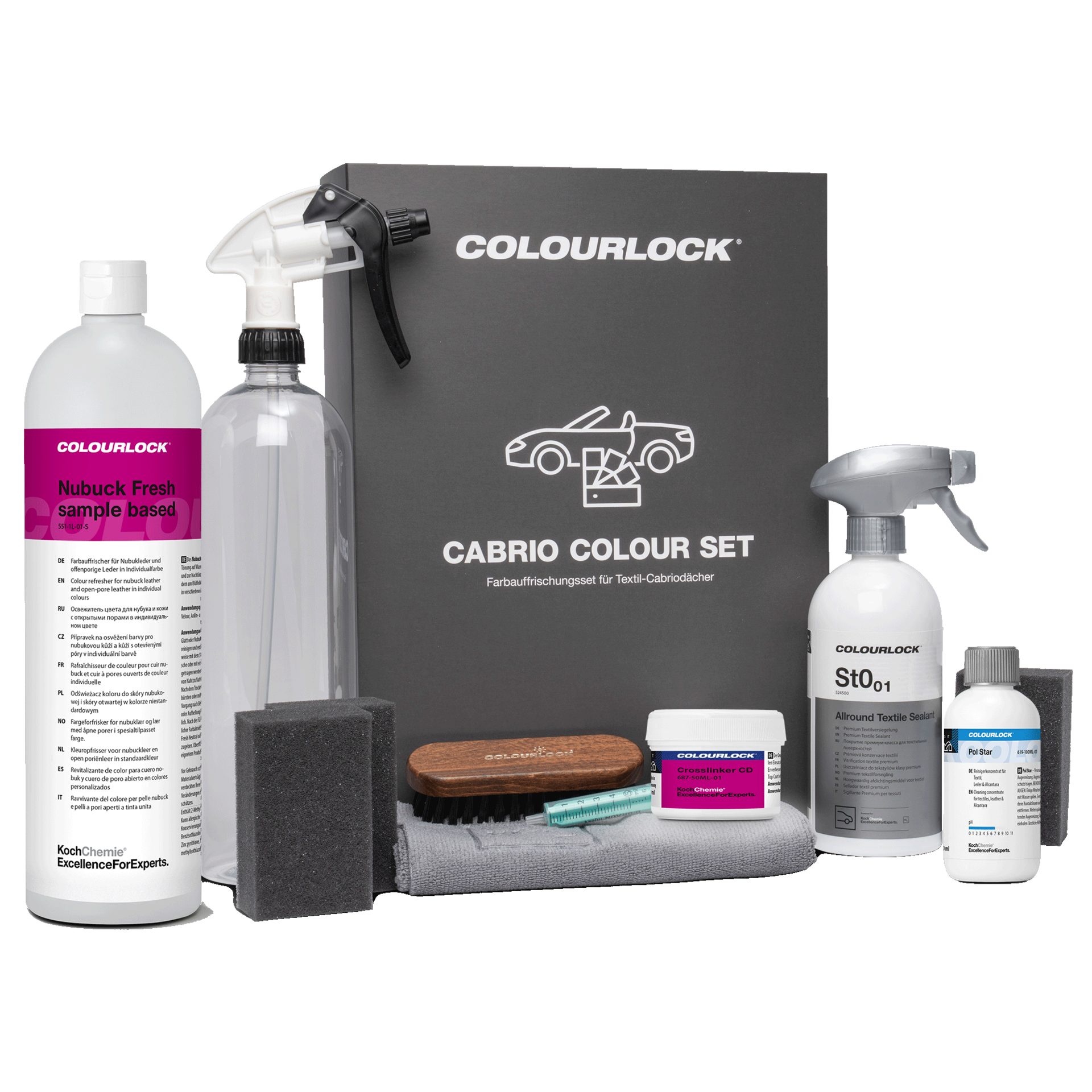 Colourlock Colourlock - Cabrio Färbeset schwarz Auto-Reinigungsmittel (1-St)