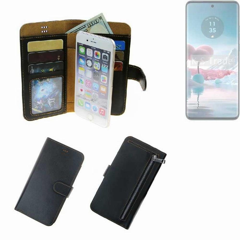 K-S-Trade Handyhülle für Motorola Edge 40 Neo, Schutz Hülle Klapphülle Case Phone cover Slim Handytasche Handy