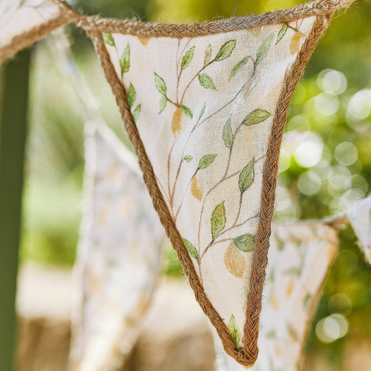Mirabeau Wimpelkette Wimpelgirlande Aelindria creme/gelb
