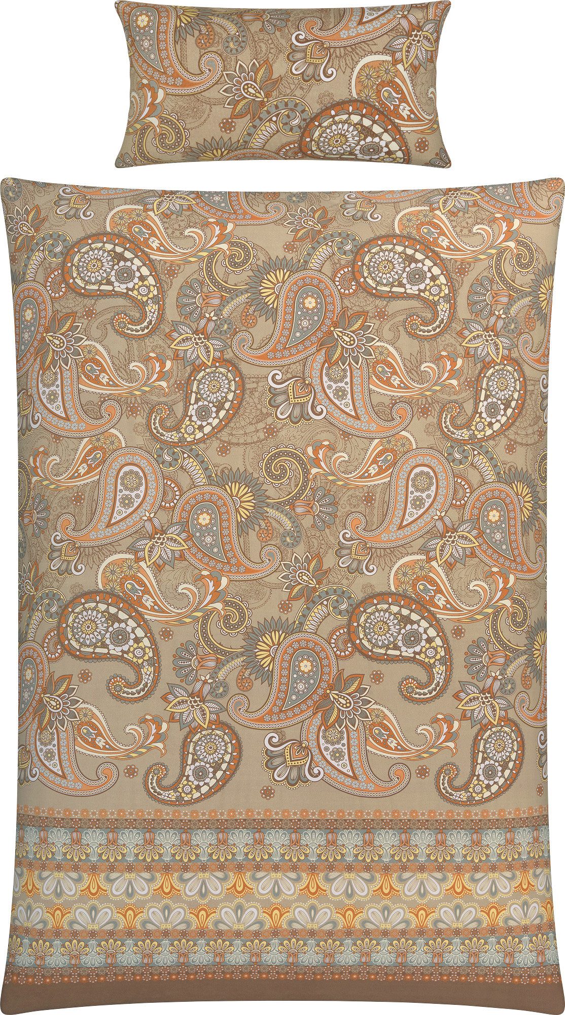 Erwin Müller Bettwäsche Bettwäsche, Mako-Satin, Paisley günstig online kaufen