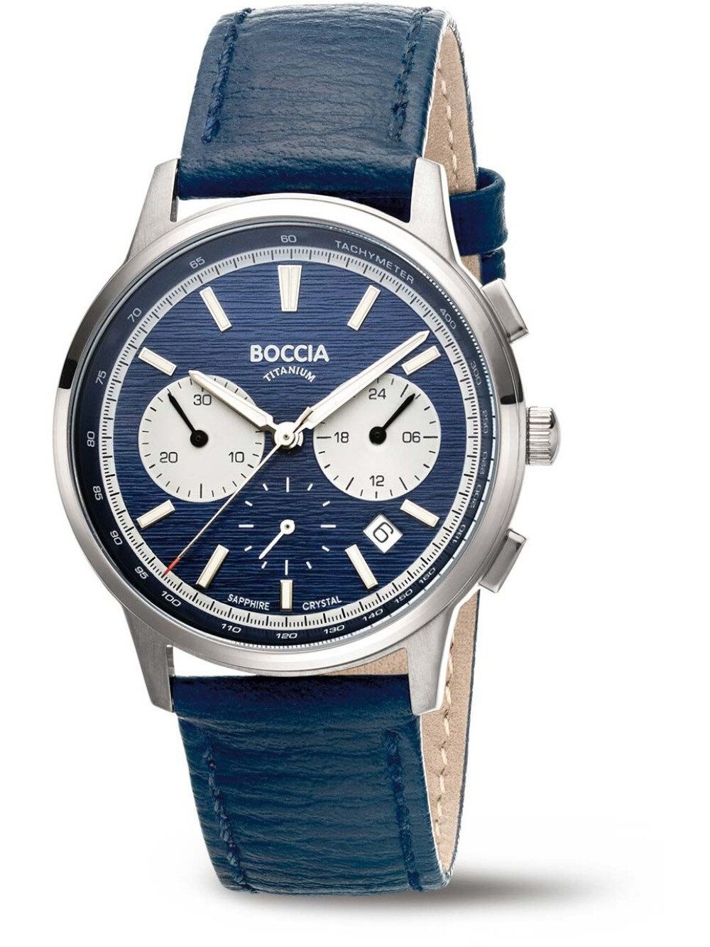 Boccia Quarzuhr Boccia 3734-02 Herrenuhr Titanium Chronograph 40mm 5ATM Boccia 3734-02 Herrenuhr Titanium Chronograph 40mm 5ATM