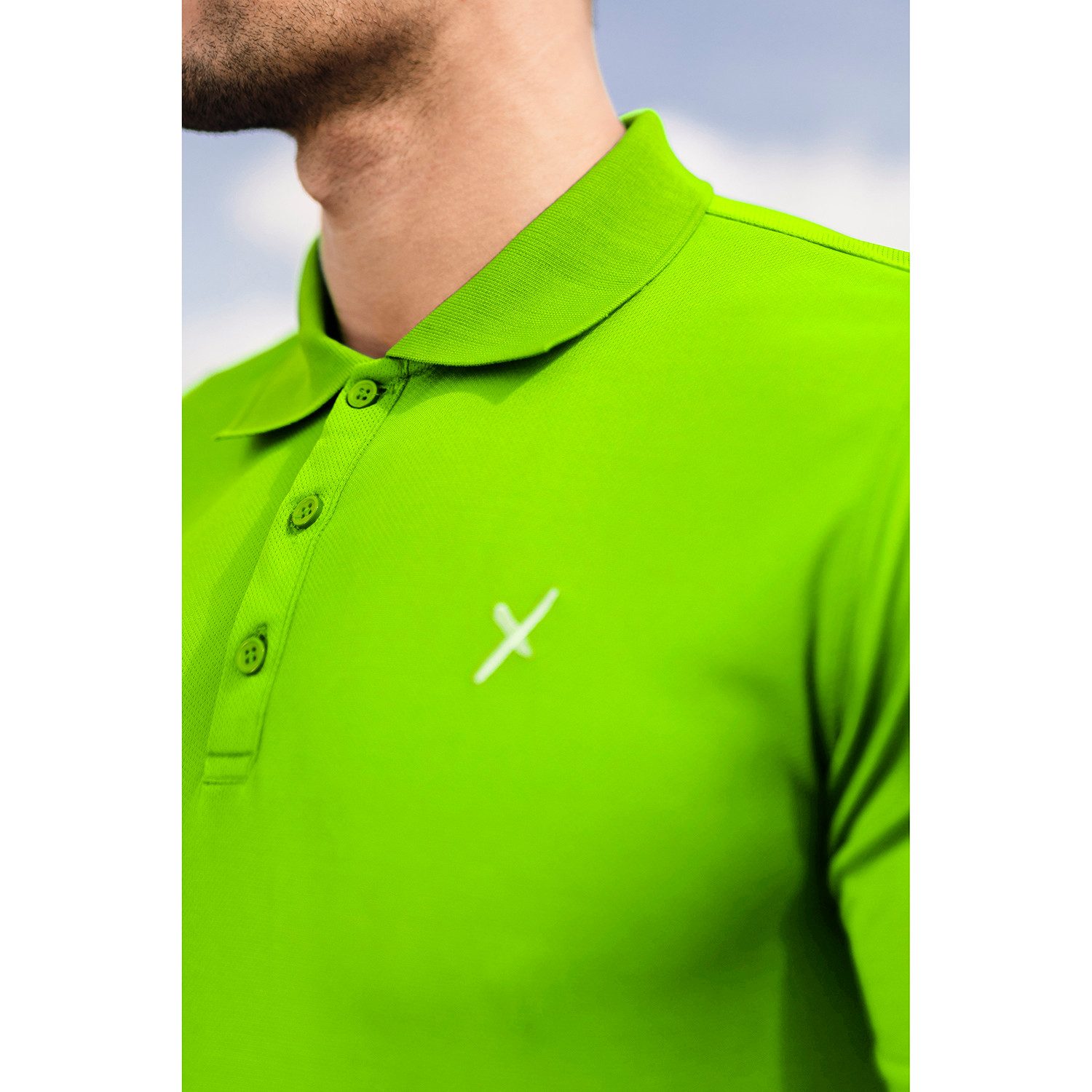 CFLEX Trainingsshirt Herren Sport Fitness Polo-Shirt Sportswear Collection günstig online kaufen