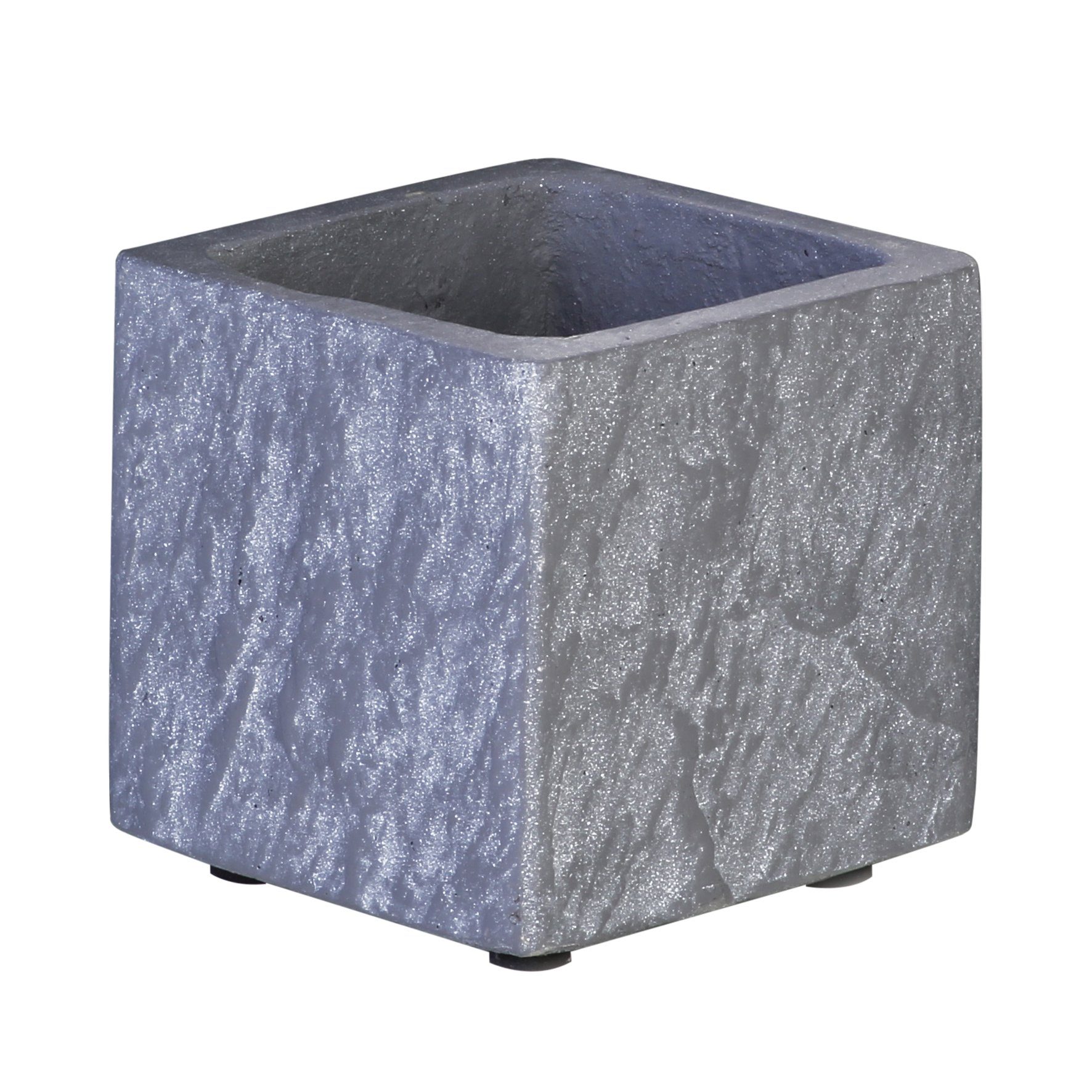 tegawo Blumenkasten Mini SlateSchieferoptik Quader, Pflanzkübel
