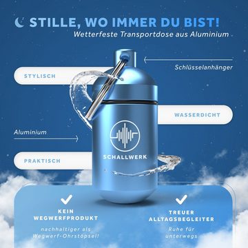 Schallwerk Gehörschutzstöpsel SCHALLWERK ® Sleep+ Ohrstöpsel zum Schlafen