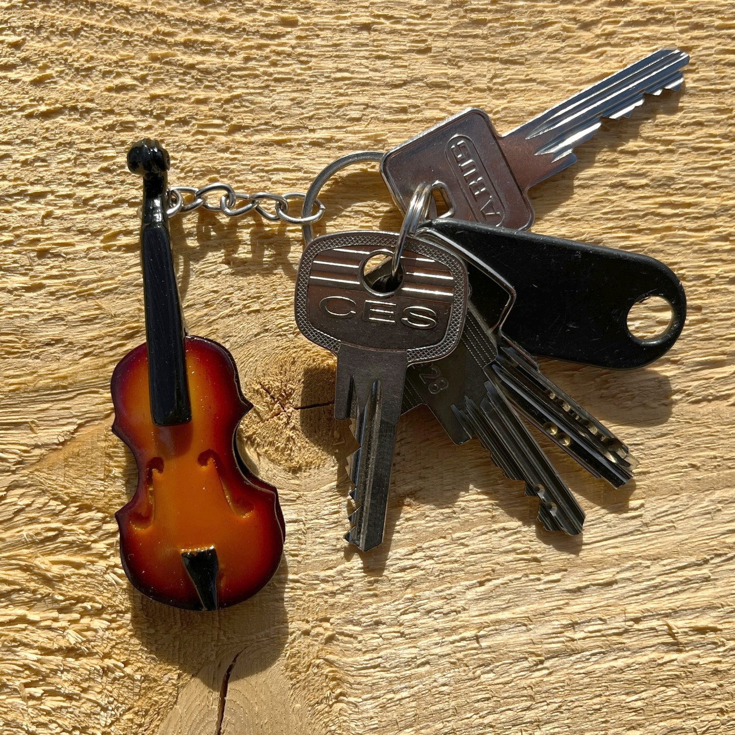 FTWdesign Schlüsselanhänger Geige Schlüsselanhänger günstig online kaufen