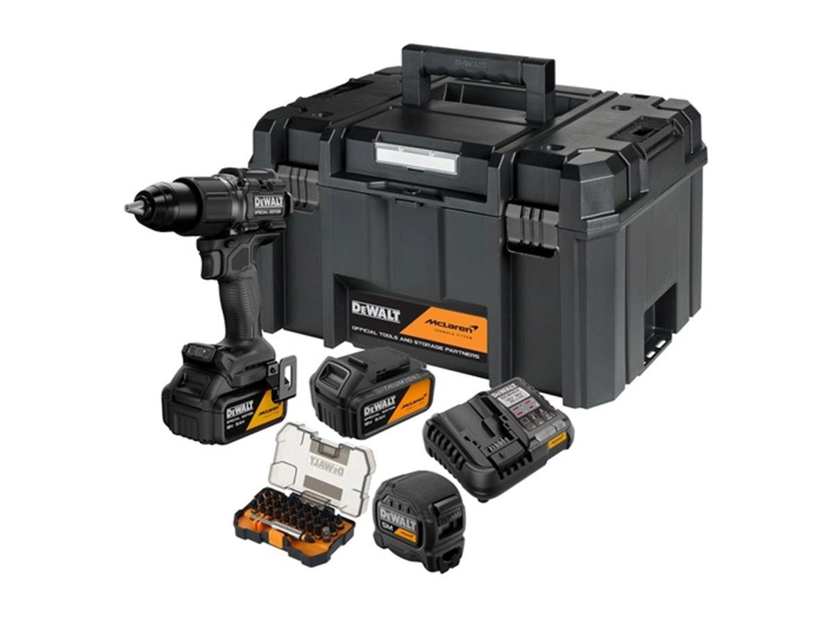 DeWalt Akku-Schlagbohrschrauber DCD86MP2KT-QW, max. 2000 U/min, (Set), inkl. 2 Akkus und Ladegerät, 90 Nm,im TSTAK-Koffer