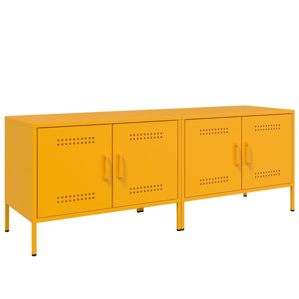 vidaXL TV-Schrank TV-Schränke 2 Stk. Senfgelb günstig online kaufen