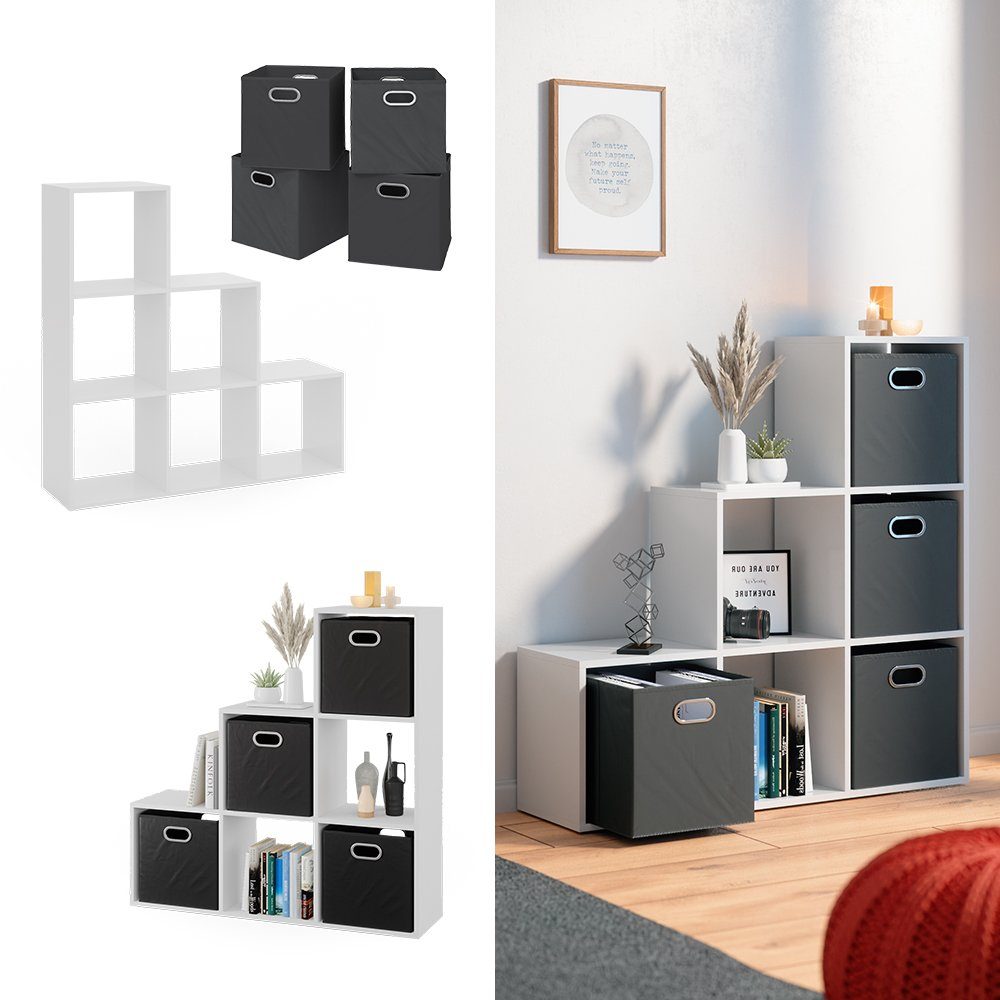 Vicco Raumteiler, Weiß, 105 x 107.5 günstig online kaufen