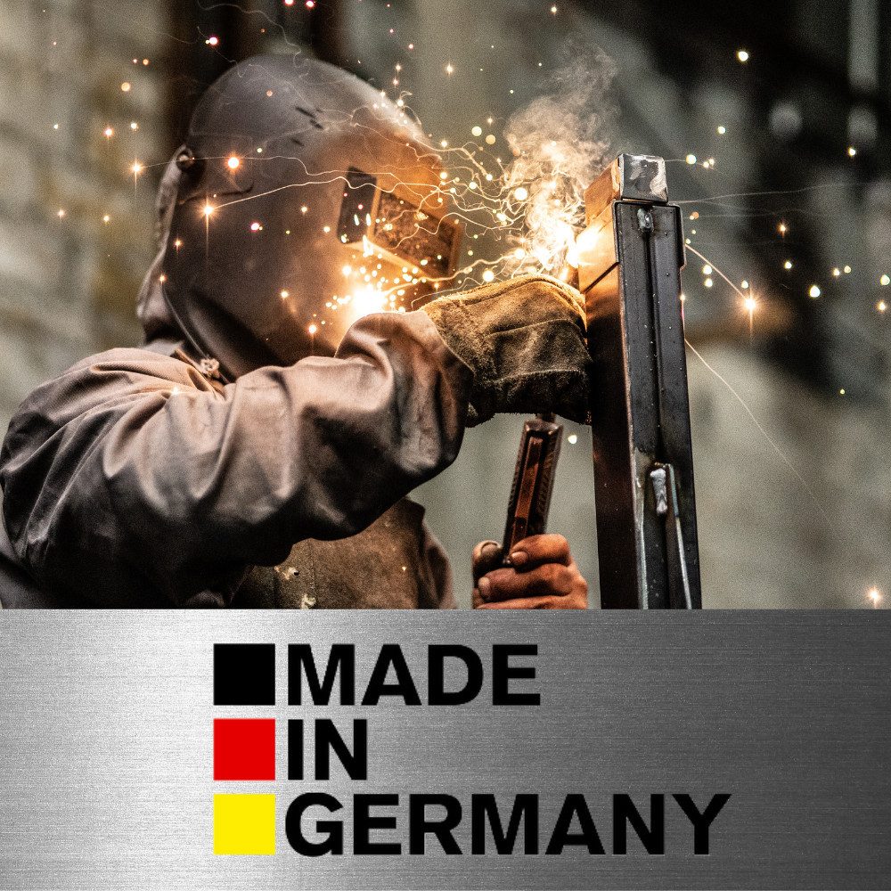 wissmann raumobjekte TV-Ständer rollbarer Fernsehhalterung, (bis 65,00 Zoll, mobile TV-Erhöhung, rollbar, unsichtbare Kabelführung, Made in Germany)