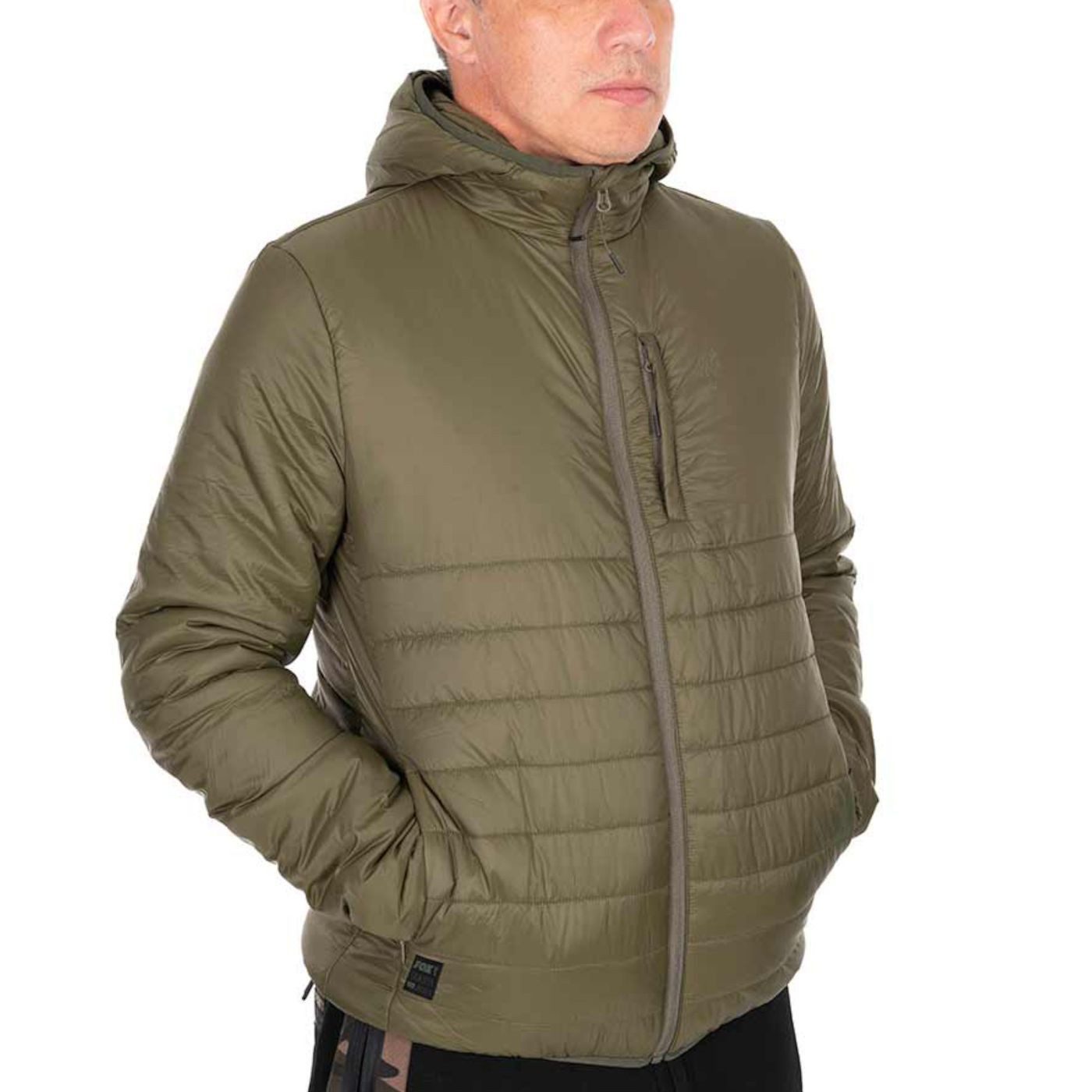 FOX International Outdoorjacke Fox Olive quilted 100 Jacket - Angeljacke