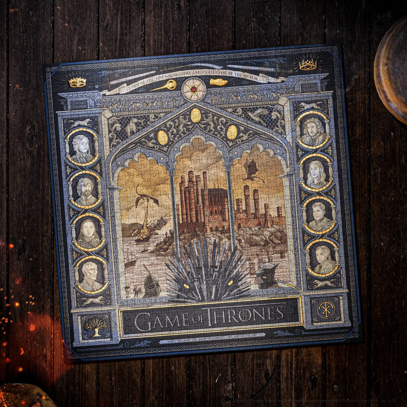 Theory11 Puzzle Game of Thrones Multi-Dimensionales Puzzle (1000 Teile), Puzzleteile