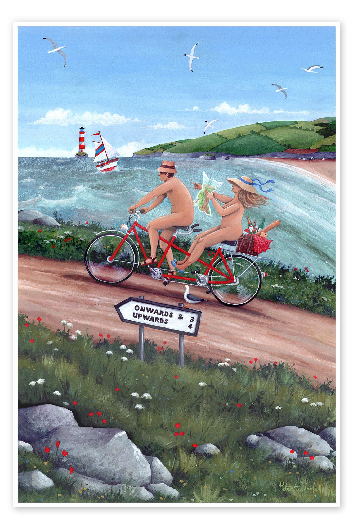 Posterlounge Wandbild Nach oben und nach oben, Peter Adderley, erhältlich als Poster, Leinwandbild, Wandsticker oder Acrylglasbild