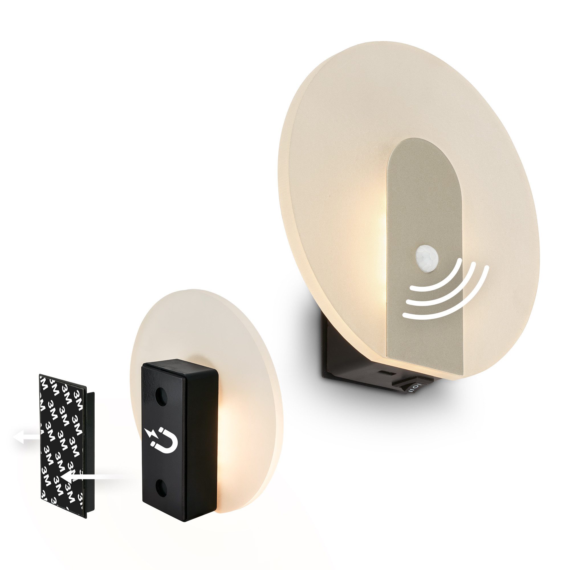 Briloner Leuchten LED Wandleuchte LED, LED fest integriert