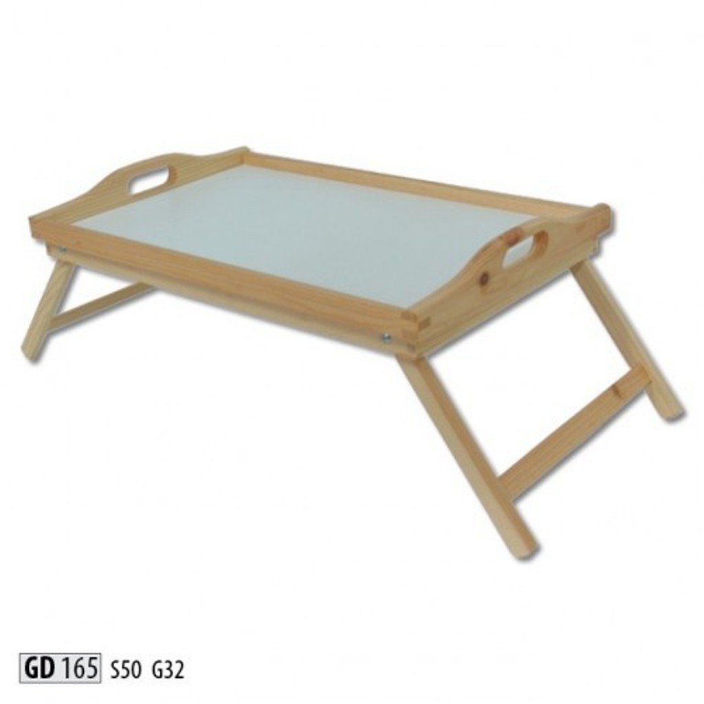 JVmoebel Klapptisch Frühstückstisch Holz Laptop Tisch Echtes Holz Beistelltisch Echtholz, Made in Europe