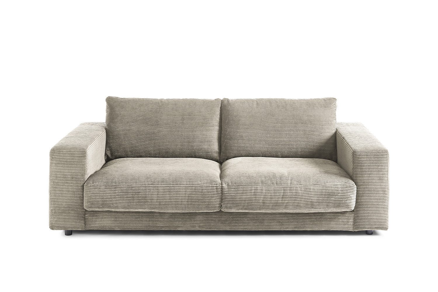 KAWOLA Sofa MADELINE, Couch 2-Sitzer oder 3-Sitzer Cord verschiedene Farben