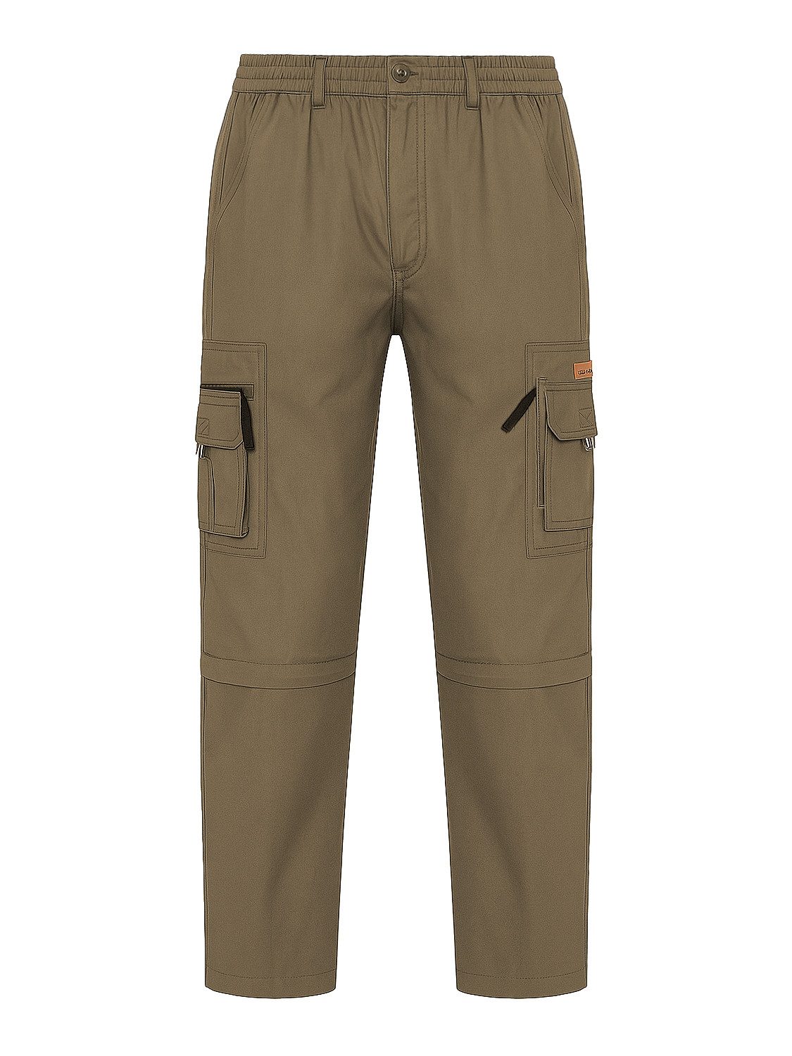 YSROMA Cargohose Zip-Off Beine, elastischer Bund, Reißverschlusstaschen MAI günstig online kaufen