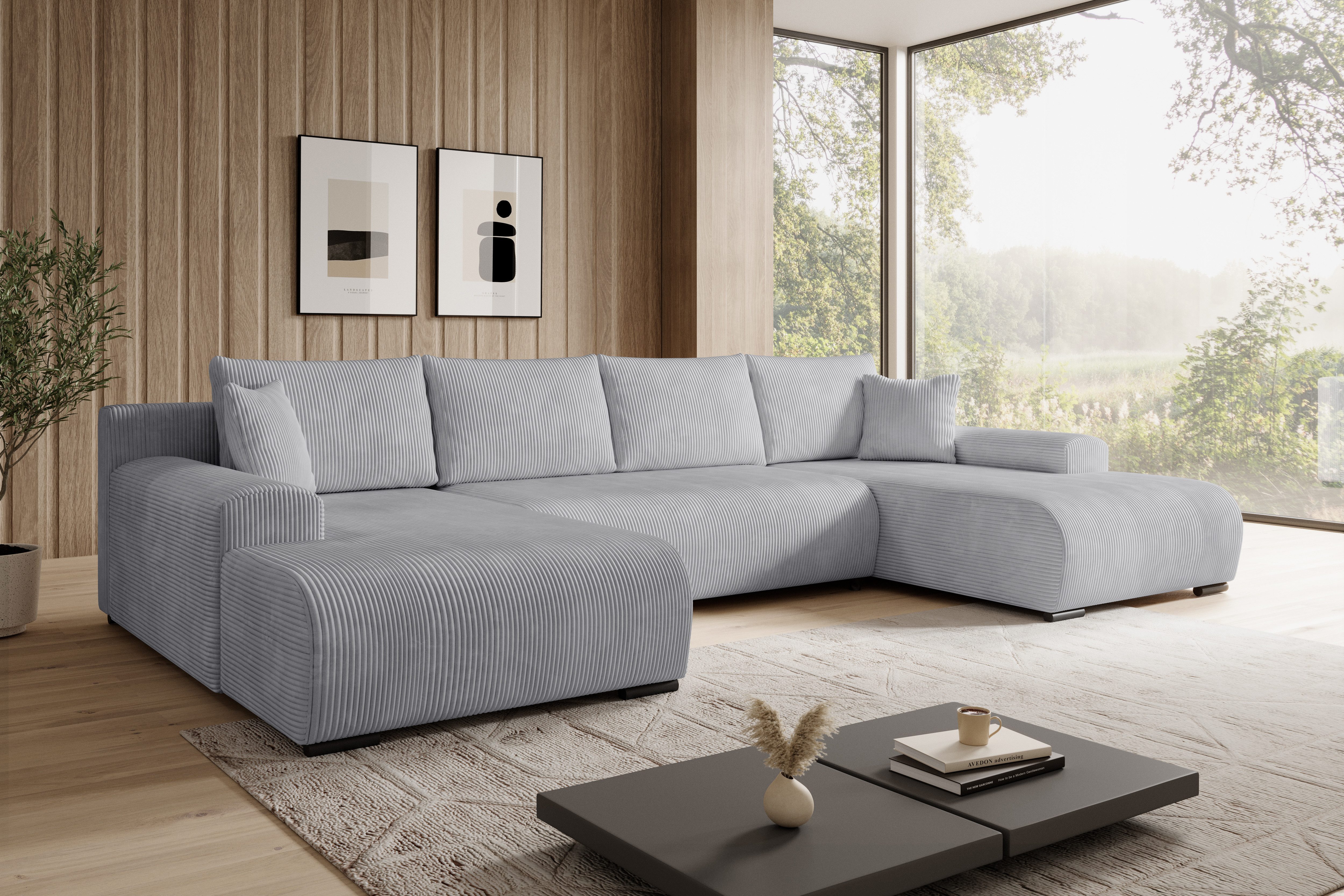 storez24 Ecksofa Ellen U, mit Bettkasten günstig online kaufen