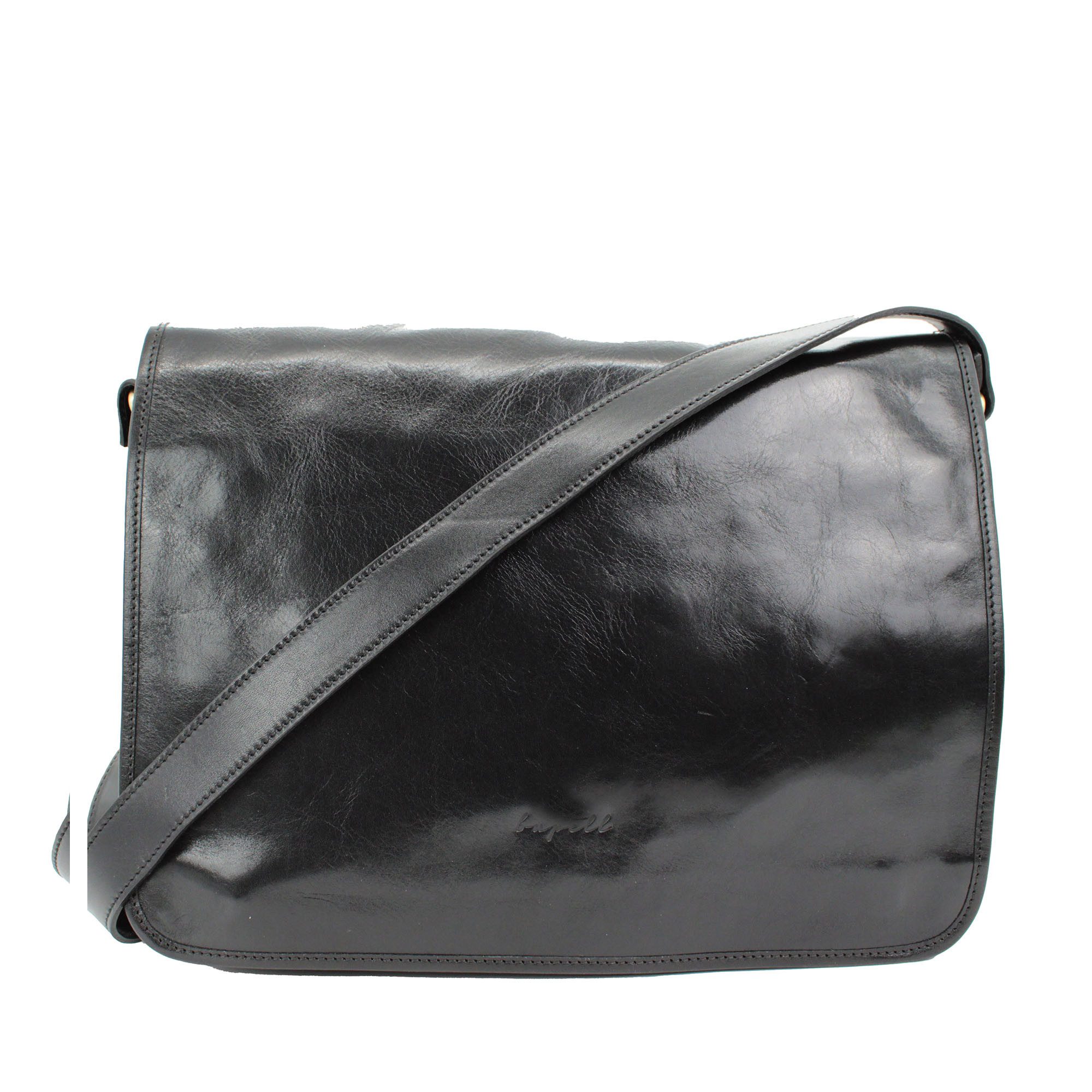 bupell Umhängetasche Eugenio, Umhängetasche Crossbody aus pflanzlich gegerbtem Leder